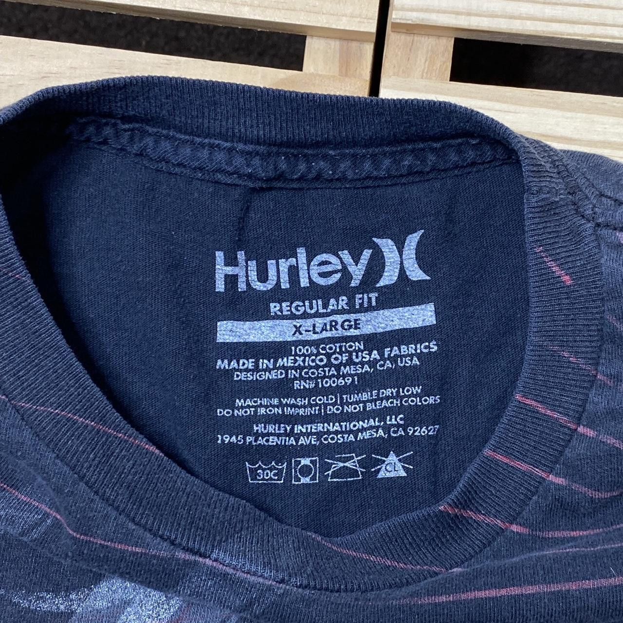 Hurley Hurley Faded Black Y2K Surf Tee Size XL Size US XL / EU 56 / 4 - 4 Thumbnail