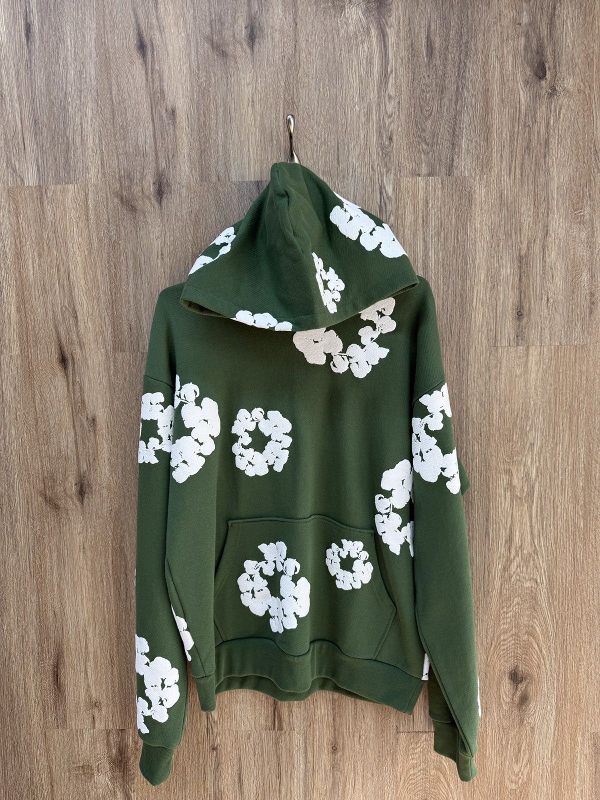 DENIM TEARS Denim Tear Green Flower Hoodie Size US L / EU 52-54 / 3 - 1 Thumbnail