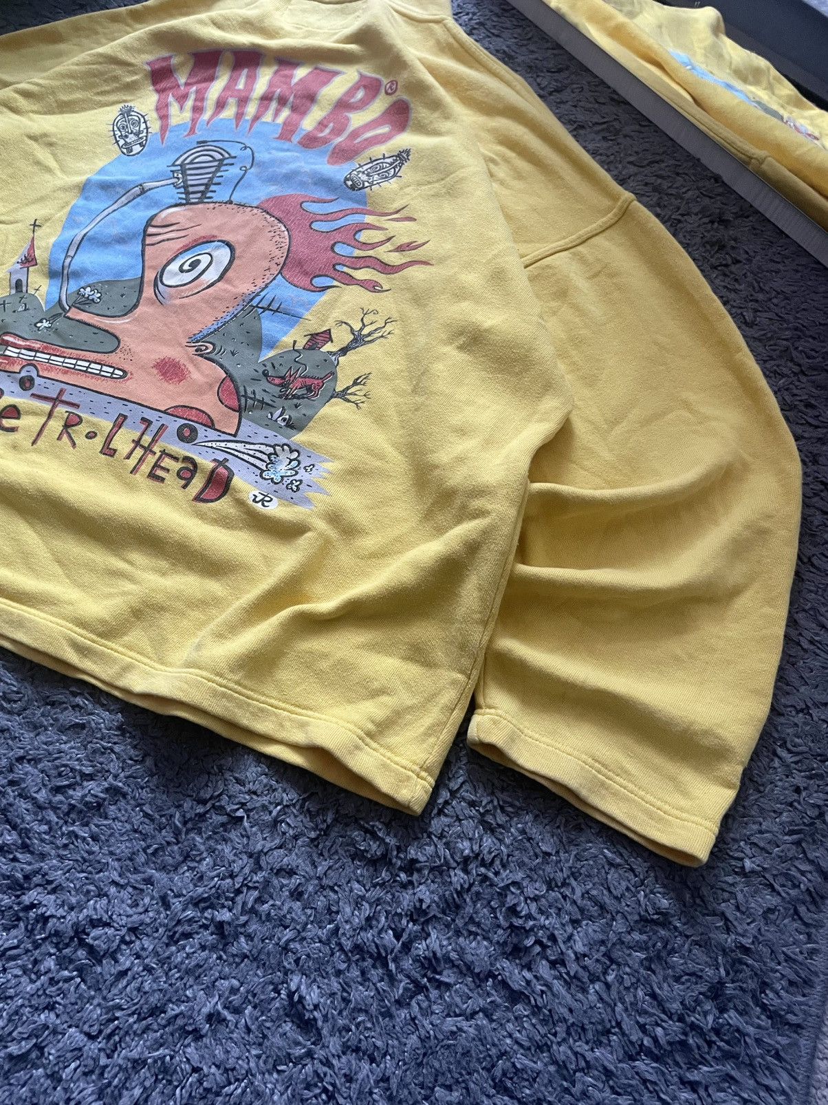 Mambo × Vintage 90s Mambo Sweatshirt 1995 Streetwear Big Logo Rare Y2k Size US L / EU 52-54 / 3 - 7 Thumbnail