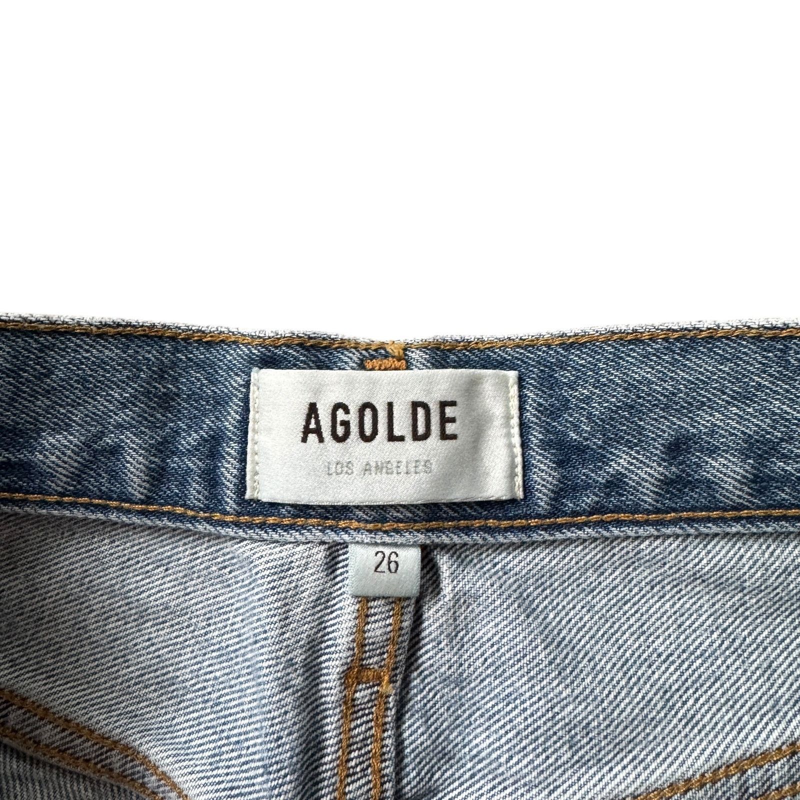Agolde AGOLDE Fen High Rise Relaxed Taper Jean Wander Wash Size 26" / US 2 / IT 38 - 7 Thumbnail