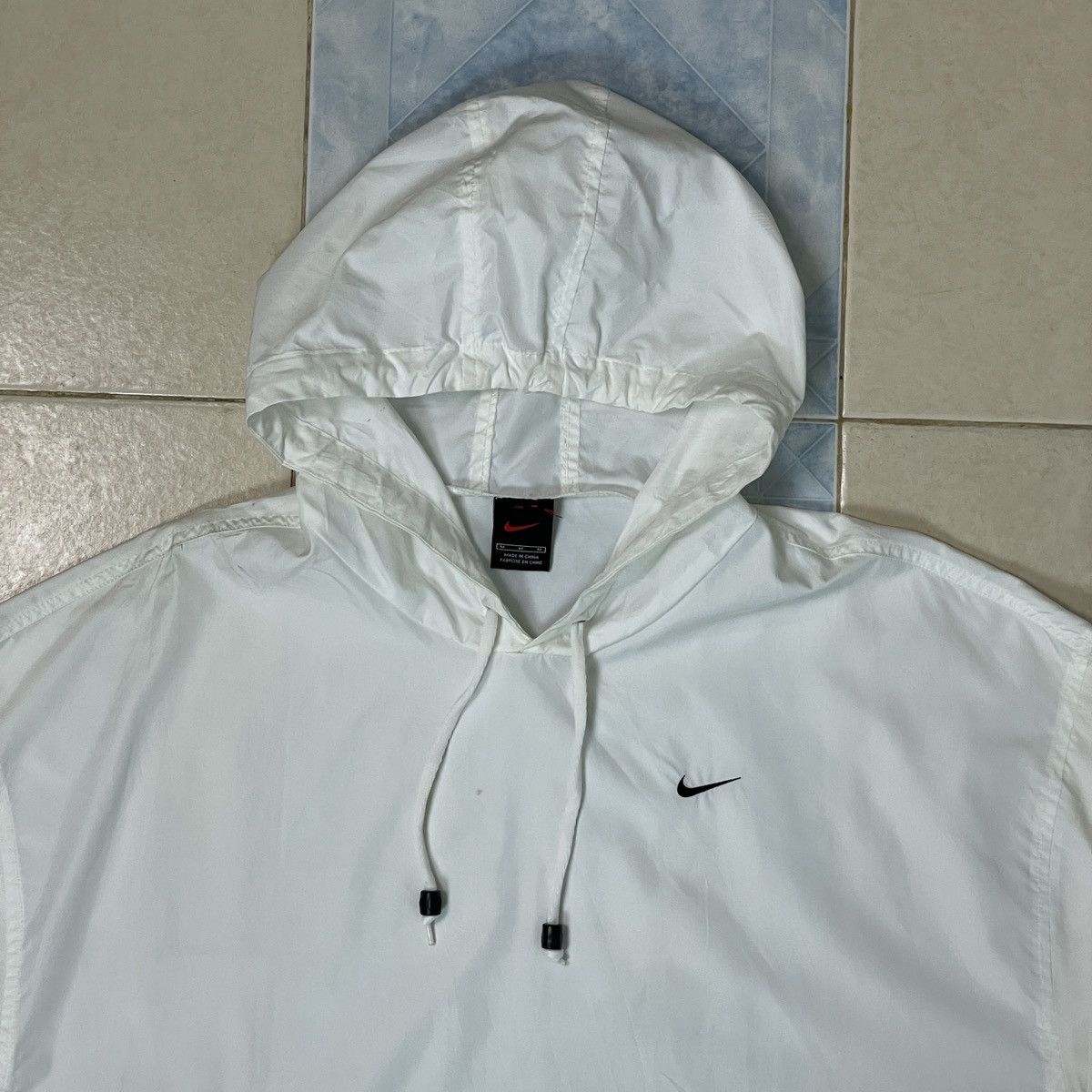 Nike 🔥LAST PRICE🔥 Nike Pullover White Plain Windbreaker Size US M / EU 48-50 / 2 - 4 Thumbnail