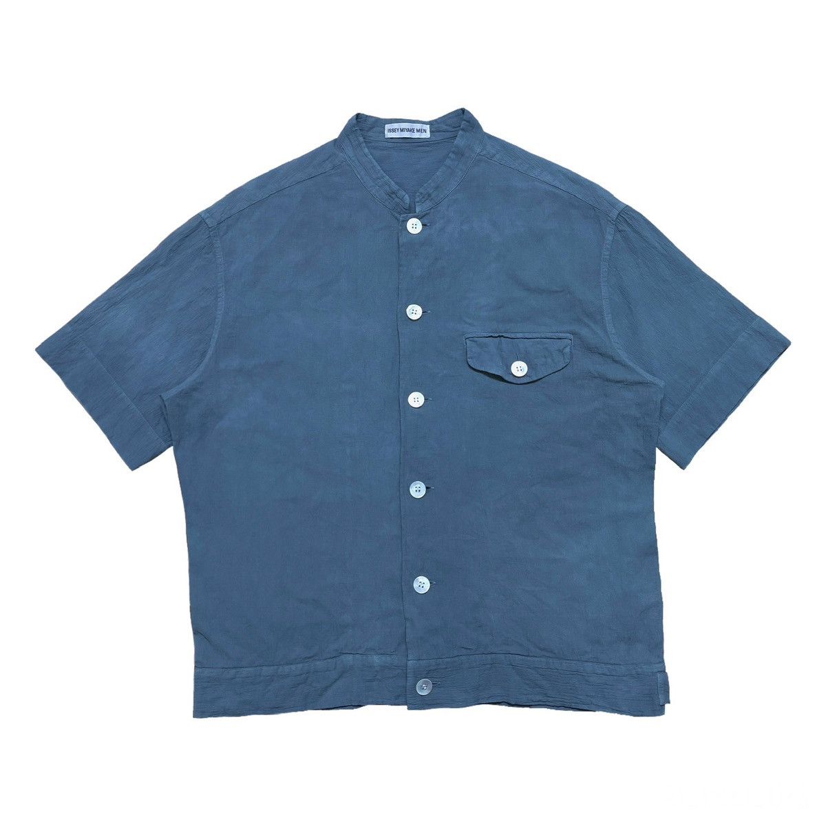 Issey Miyake S/S 1999 Mandarin Collar Button-up Shirt Size US L / EU 52-54 / 3 - 1 Thumbnail