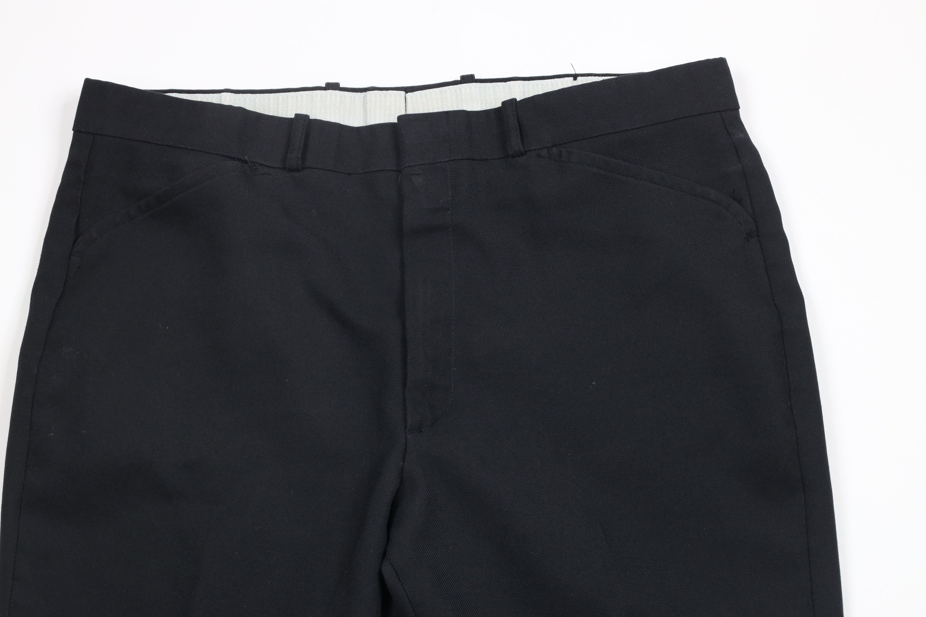 Vintage Vintage 70s Streetwear Bell Bottoms Chino Pants Black USA Size US 36 / EU 52 - 2 Thumbnail