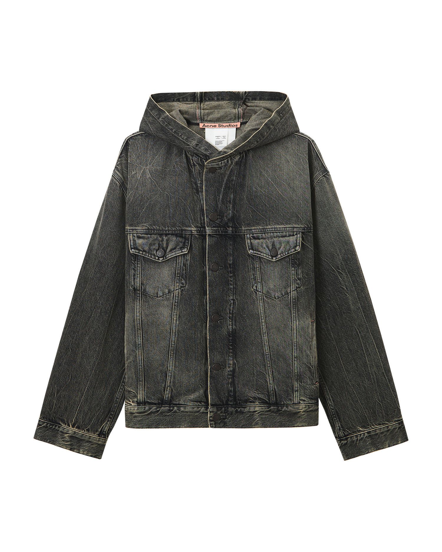 Acne Studios Acne Studios Hooded Denim Jacket Size XXS / US 00 / IT 34 - 1 Thumbnail