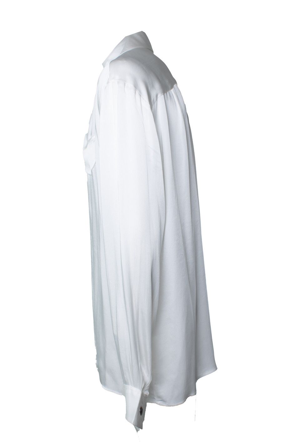 WINNIE Winnie NY, White shiny shirt Size US L / EU 52-54 / 3 - 2 Thumbnail