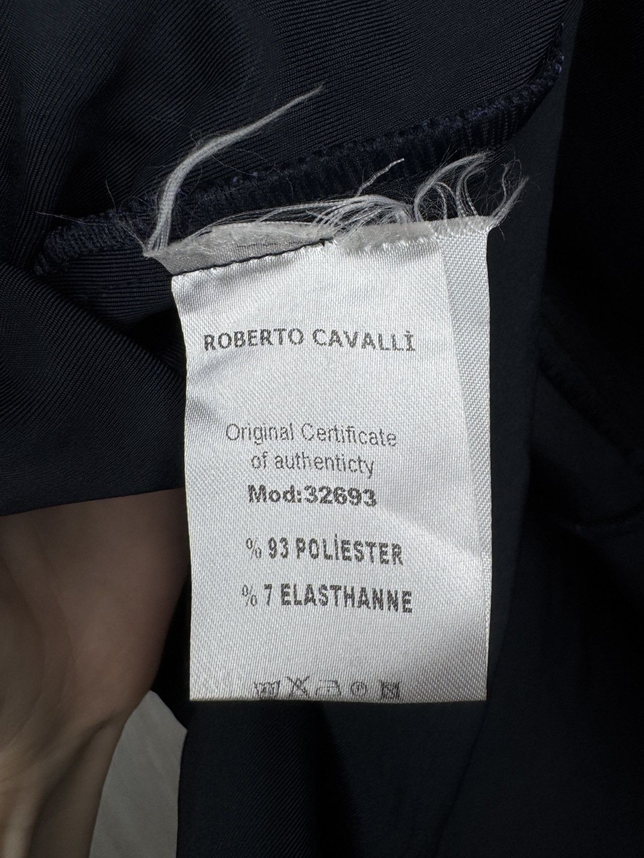 Roberto Cavalli Roberto Cavalli blue lace big logo knee length dress Size M / US 6-8 / IT 42-44 - 12 Thumbnail