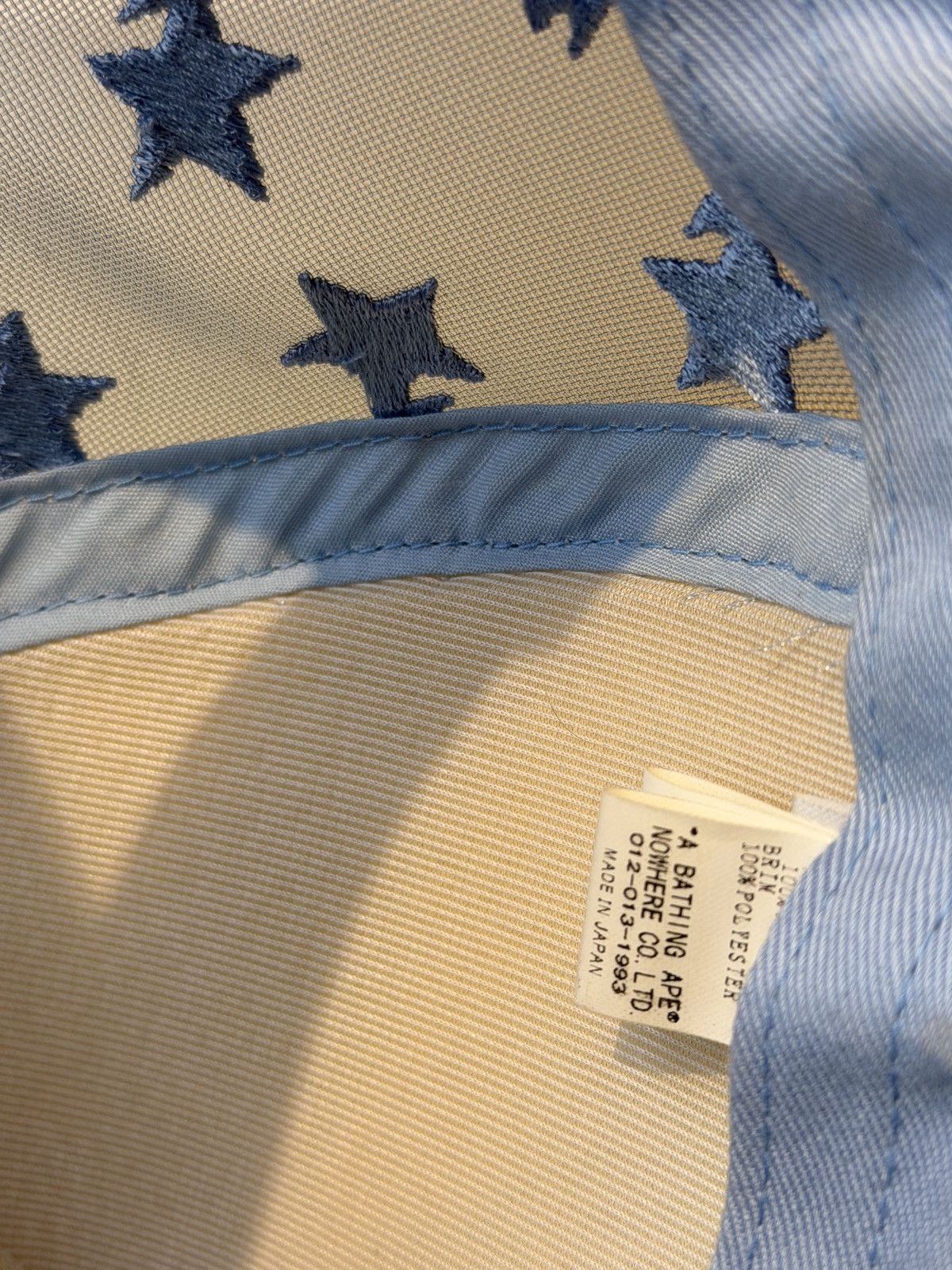 Bape New Bape Sta Mesh Cap Light Blue Mens 1i20-180-003 Size ONE SIZE - 8 Thumbnail