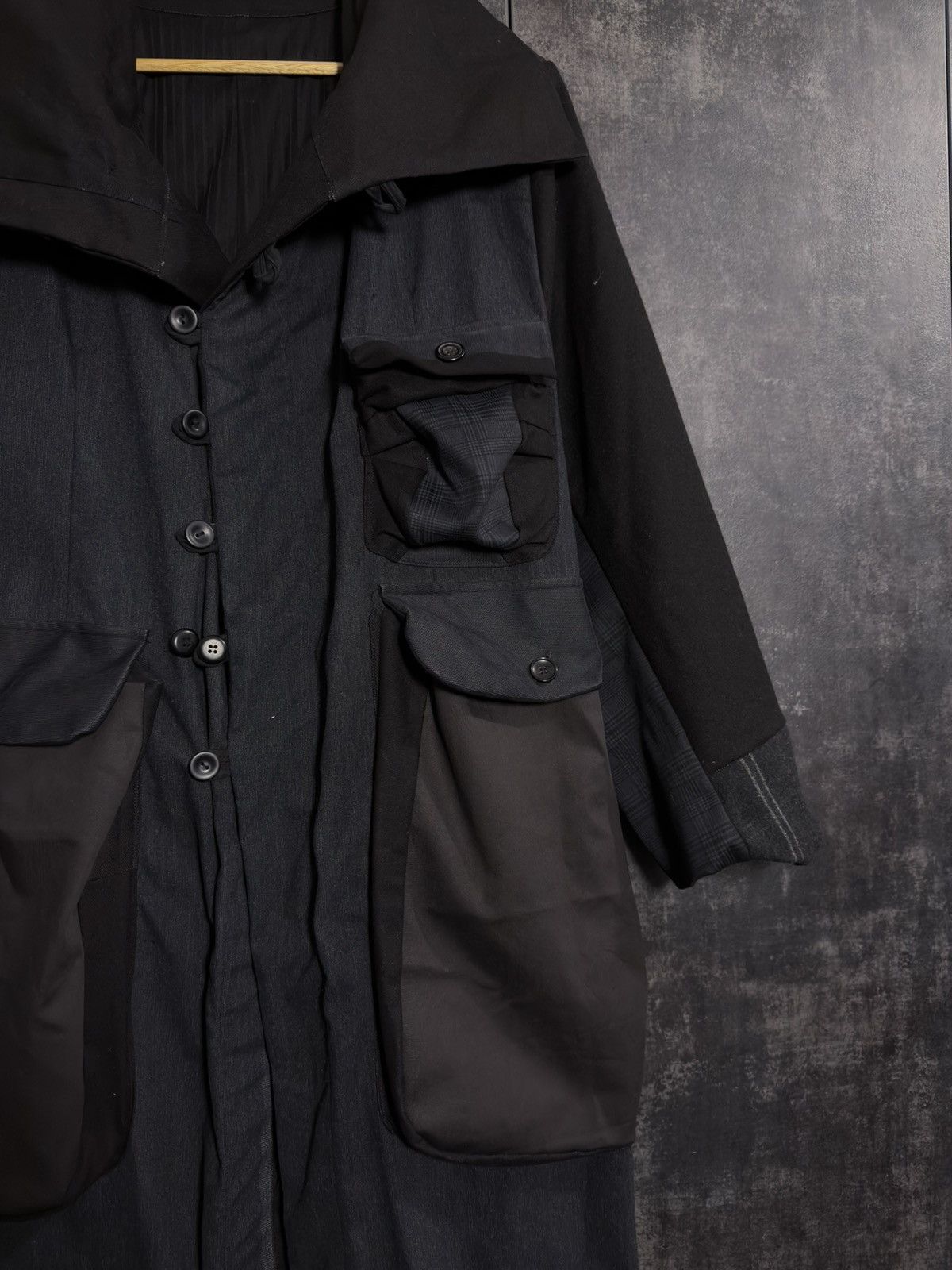 Tornado Mart Archive Tornado Mart Rebuild Coat Yohji Junya Miyake Acronym Size US L / EU 52-54 / 3 - 13 Thumbnail