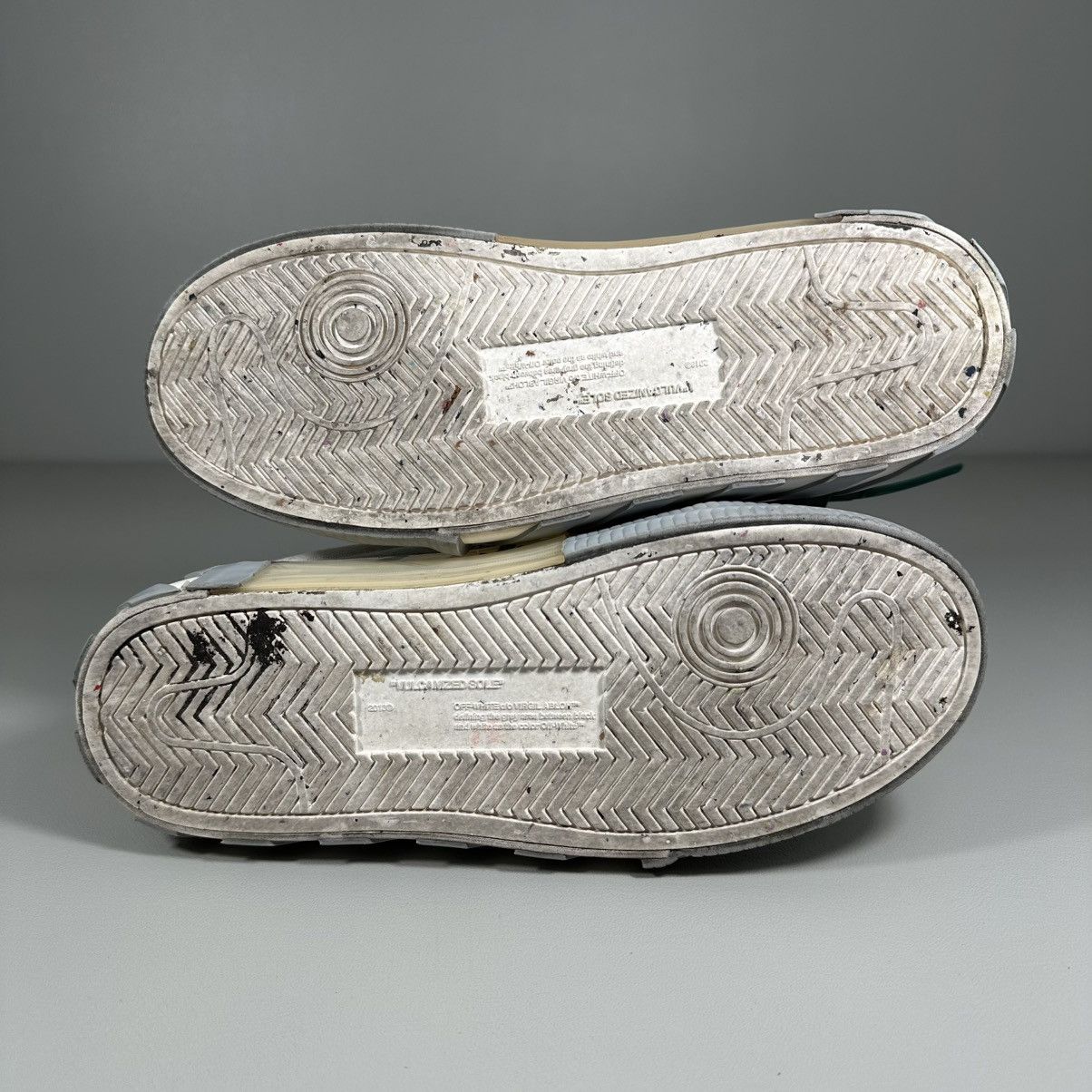Off-White Off-White Virgil Abloh Vulc Eco White Grey Sneakers Size US 8.5 / IT 38.5 - 13 Thumbnail