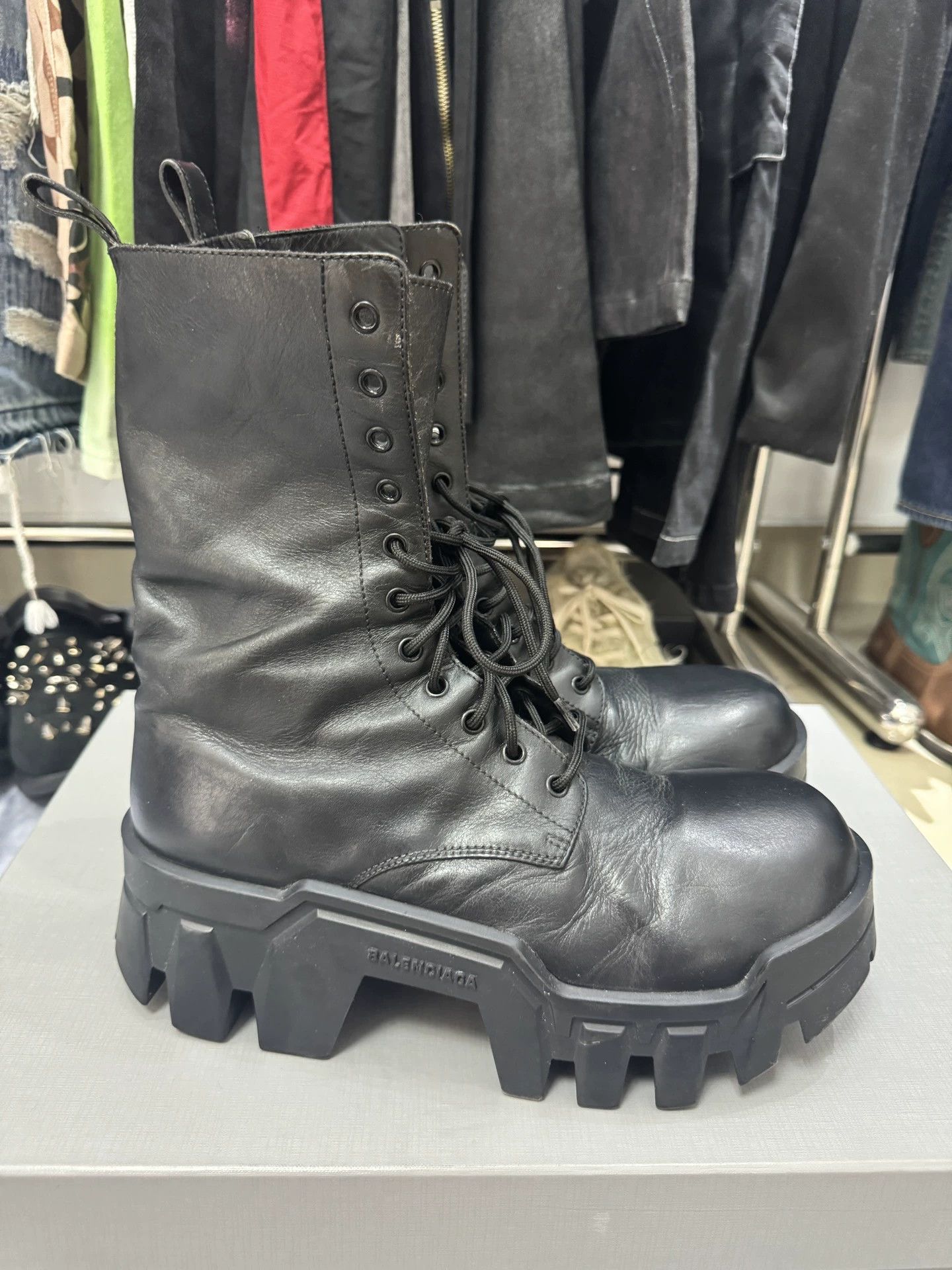 Balenciaga Balenciaga Bulldozer Boots, Black Size US 10 / EU 43 - 4 Thumbnail