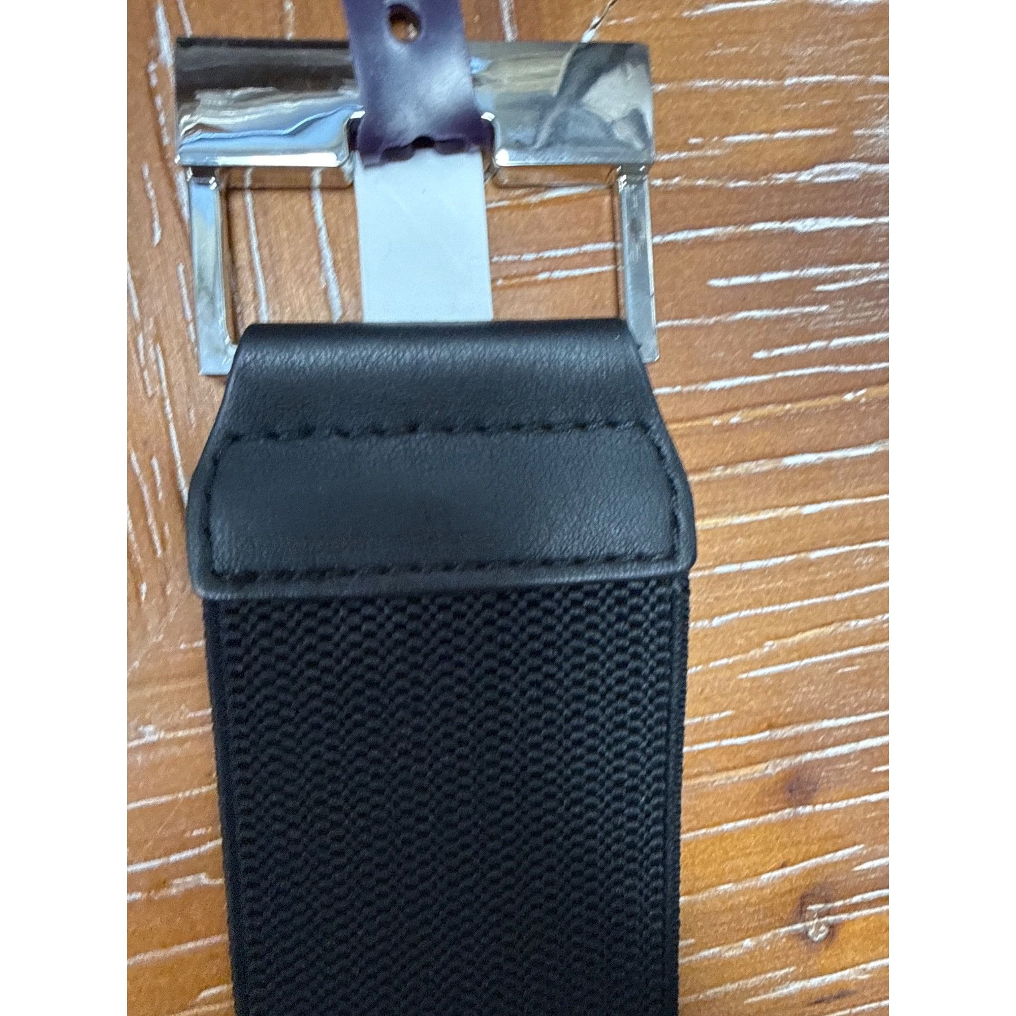 Other Ava & Viv Black Stretch Belt 1XL With Silver Buckle Adjustab Size XL / US 12-14 / IT 48-50 - 2 Thumbnail