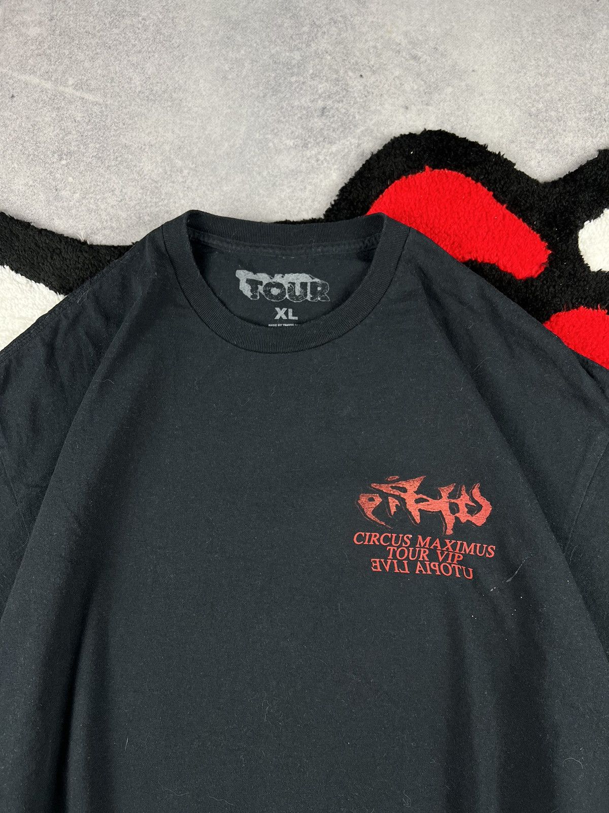 Travis Scott Travis Scott Circus Maximus Europe VIP Tour 24 Band Y2K Tee Size US XL / EU 56 / 4 - 4 Thumbnail