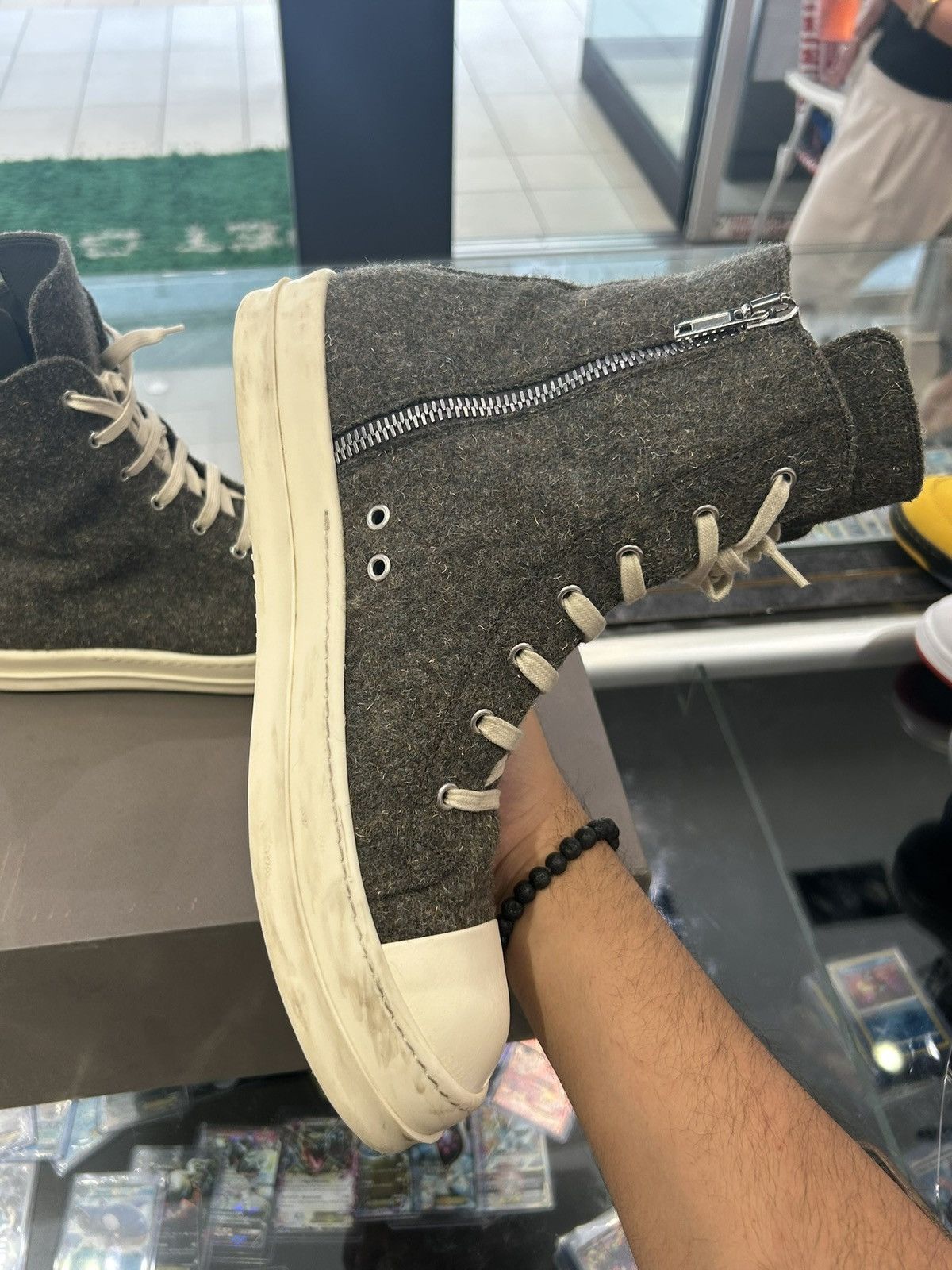 Rick Owens Rick owens green bosco high top Size US 12 / EU 45 - 4 Thumbnail
