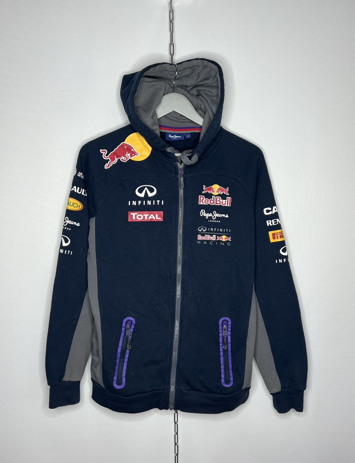 Red Bull Infinity Pepe Jeans Renault Total F1 Racing Hoodie