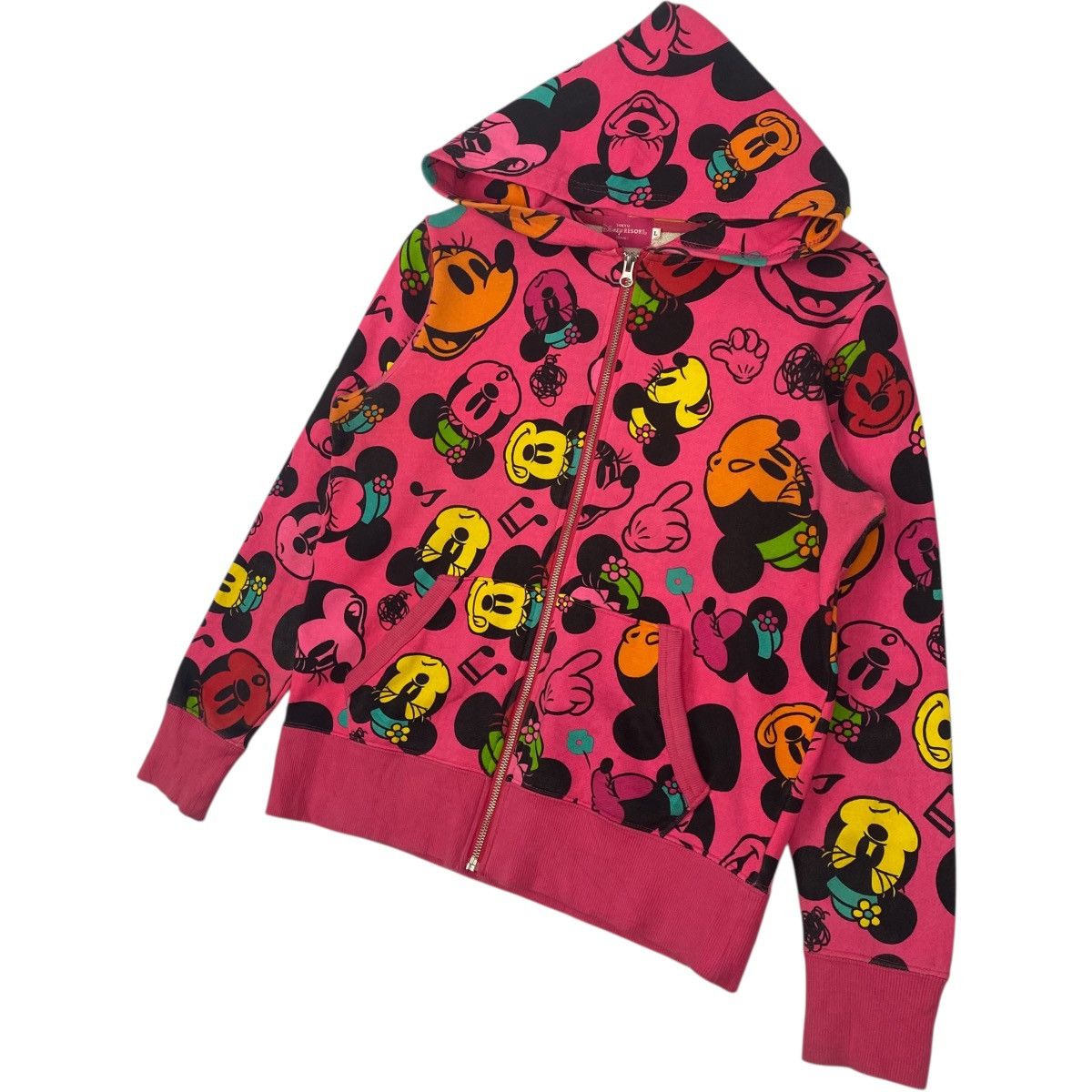 Other Vintage Disney Hoodie Sweater Pink Pullover Size L Size US L / EU 52-54 / 3 - 2 Thumbnail