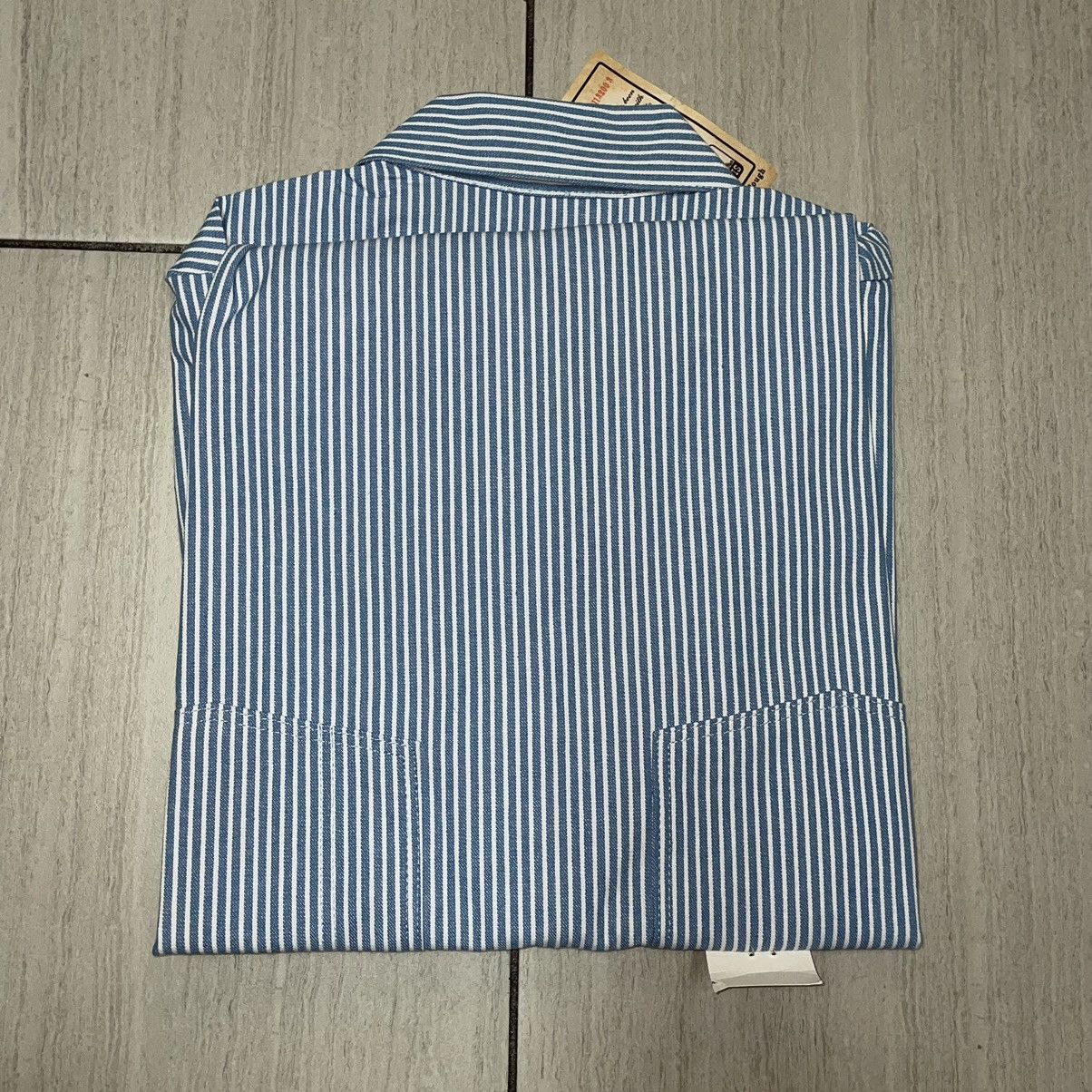 Ben Davis Ben Davis Baby Blue Pin Stripe Quart Zip Size US M / EU 48-50 / 2 - 3 Thumbnail