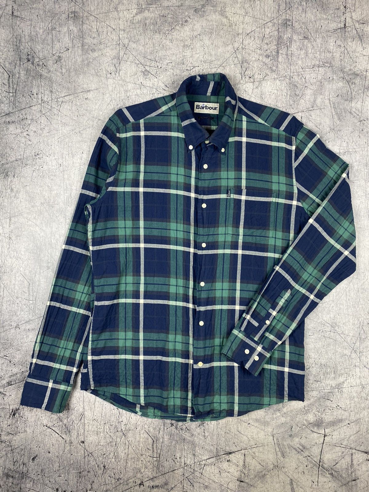 Barbour Barbour Checkered Button Up Shirt Size M Size US M / EU 48-50 / 2 - 2 Thumbnail