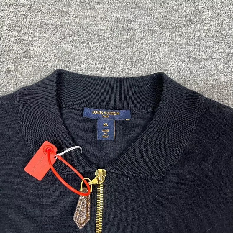 Louis Vuitton Louis Vuitton Logo Knit Baseball Jacket-2506 Size XS / US 0-2 / IT 36-38 - 6 Thumbnail