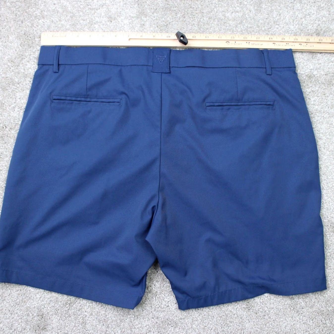 Vintage Maelreg Shorts Mens 40 Blue ProFlex 7" Golf Performance Polyester Casual Chino Moisture Wicking Pockets Slim/Regular Front Flat Front Sport 2000s Mens Size US 40 / EU 56 - 5 Thumbnail