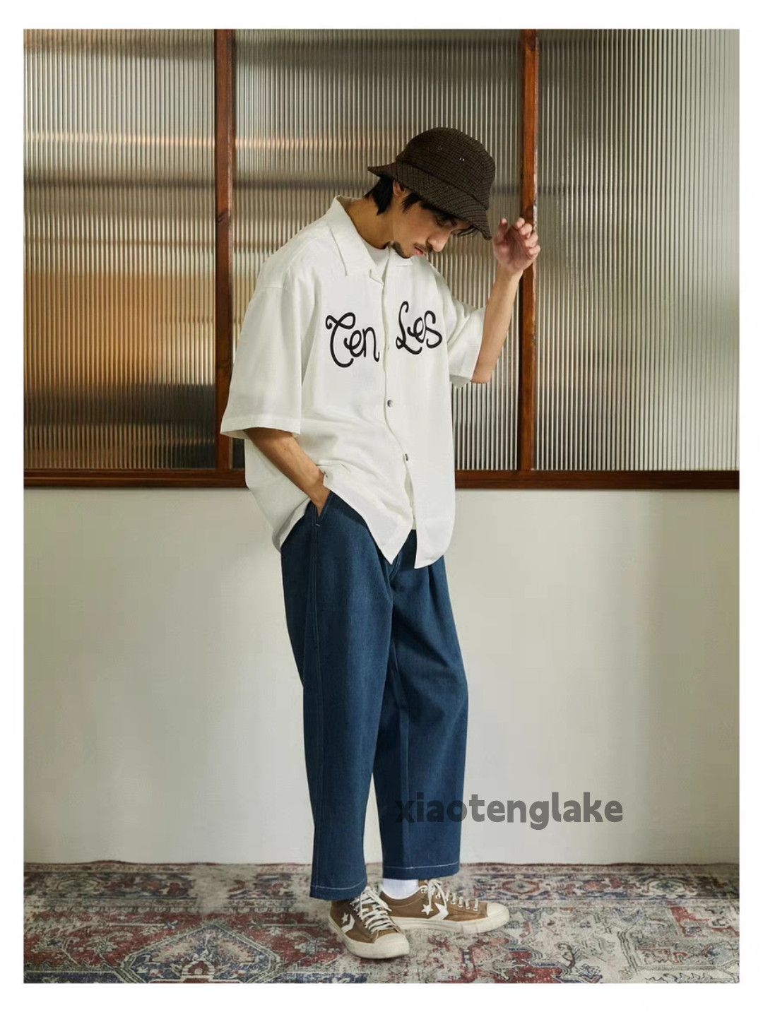 Designer × Vintage Utility outdoor workwear loose hiphop pattern cuban shirt Size US M / EU 48-50 / 2 - 3 Thumbnail