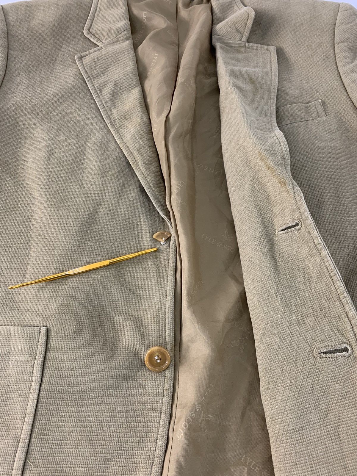 Lyle & Scott 90s Lyle & Scott Scotland Simple Coat Jacket Size US M / EU 48-50 / 2 - 17 Thumbnail