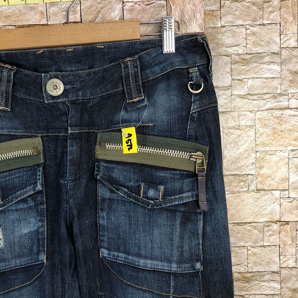 Marithe + Francois Girbaud Marithe Francois Girbaund Blue Custom Denim Pants #A572 Size US 30 / EU 46 - 9 Thumbnail