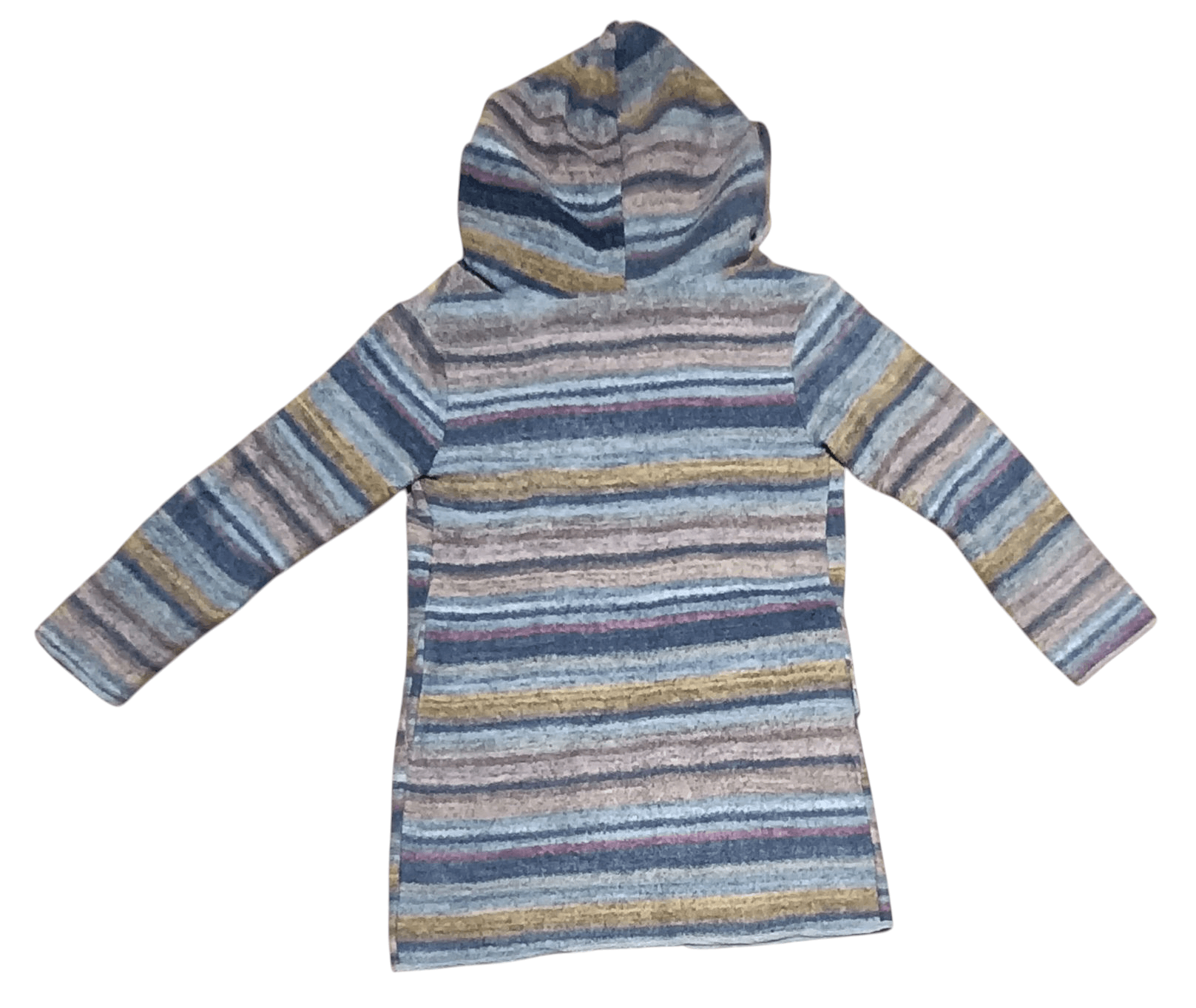 Japanese Brand LA LEIA STRIPE FLEECE HOODIE Size ONE SIZE - 5 Thumbnail