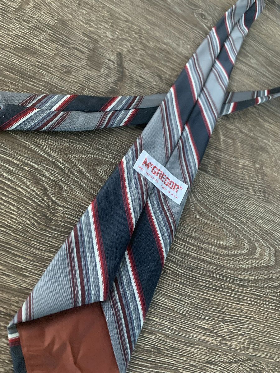 McGregor Mcgregor Striped Tie Size ONE SIZE - 4 Thumbnail