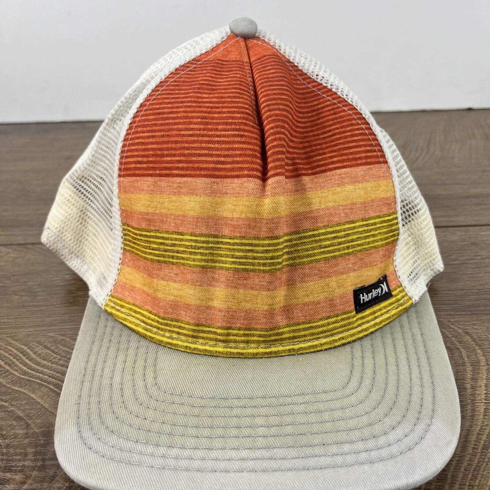 Hurley Hurley Snapback Hat Cap Snapback Hat Orange Adjustable Hat A Size ONE SIZE - 5 Thumbnail