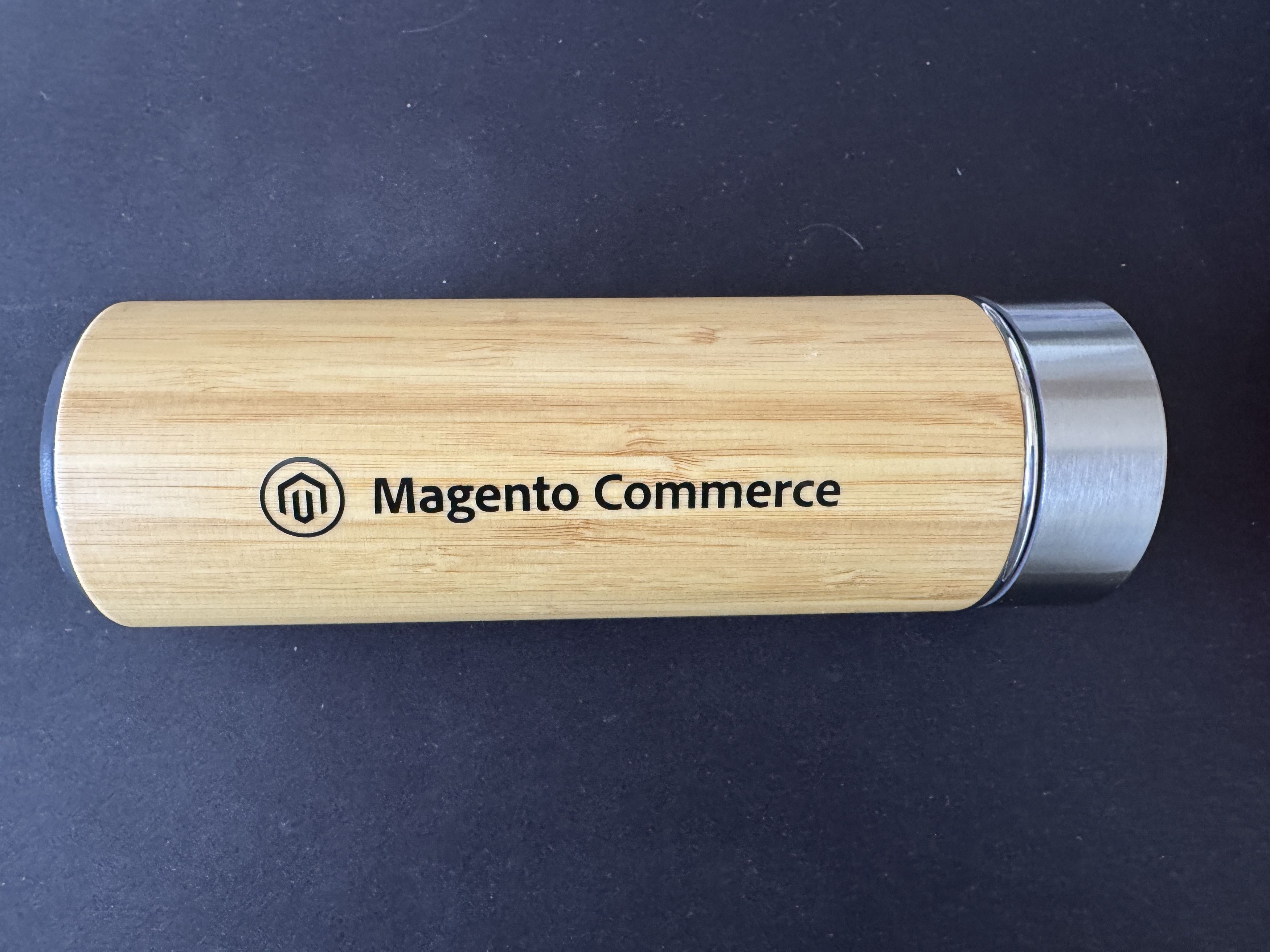 Other Magento Commerce Bamboo Stainless Steel Thermos Bottle Size ONE SIZE - 2 Thumbnail