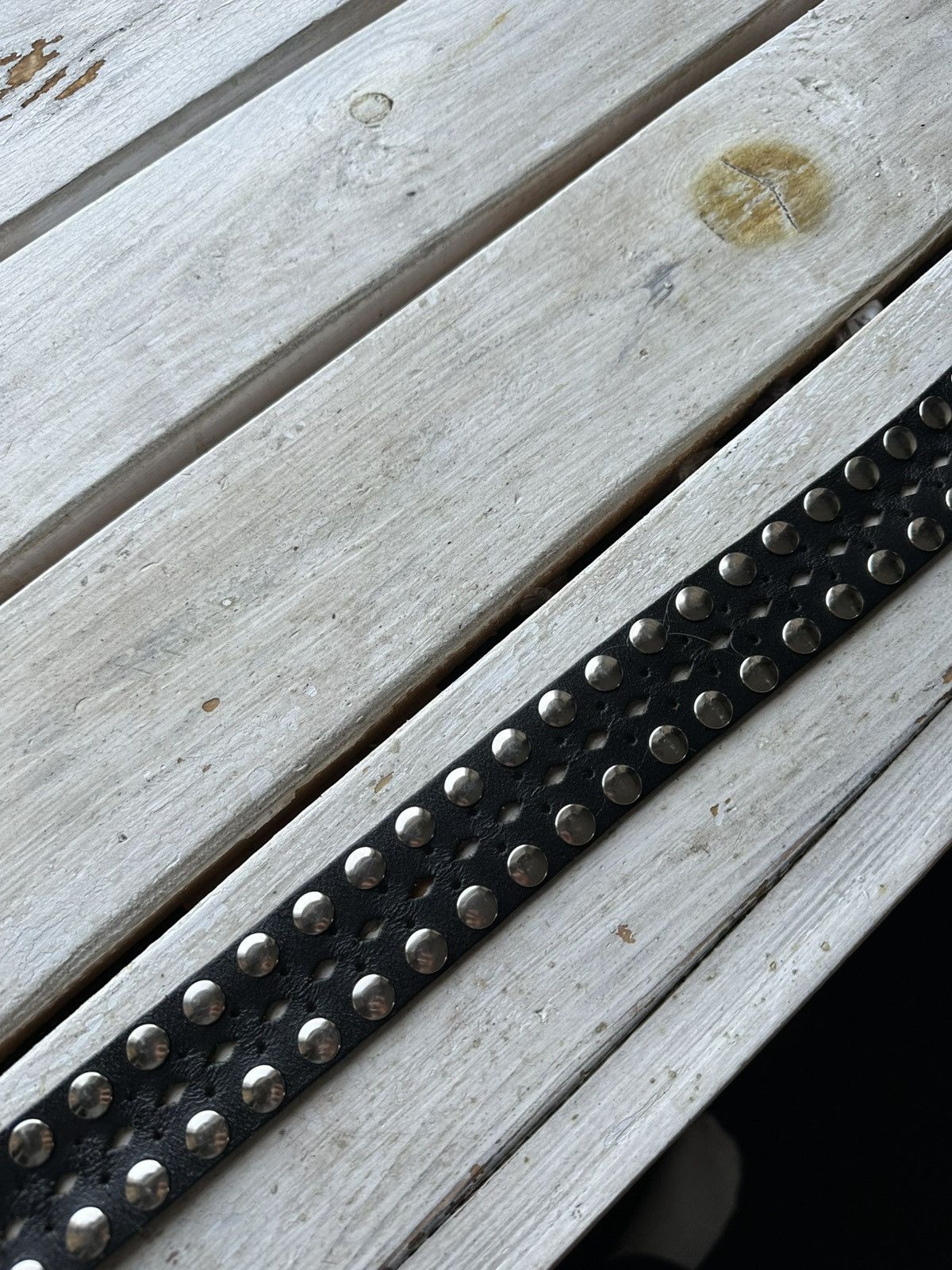 Japanese Brand 🚨Vintage Crazy Metal Belt Drip Japanese Hype bb Simon Size ONE SIZE - 3 Thumbnail