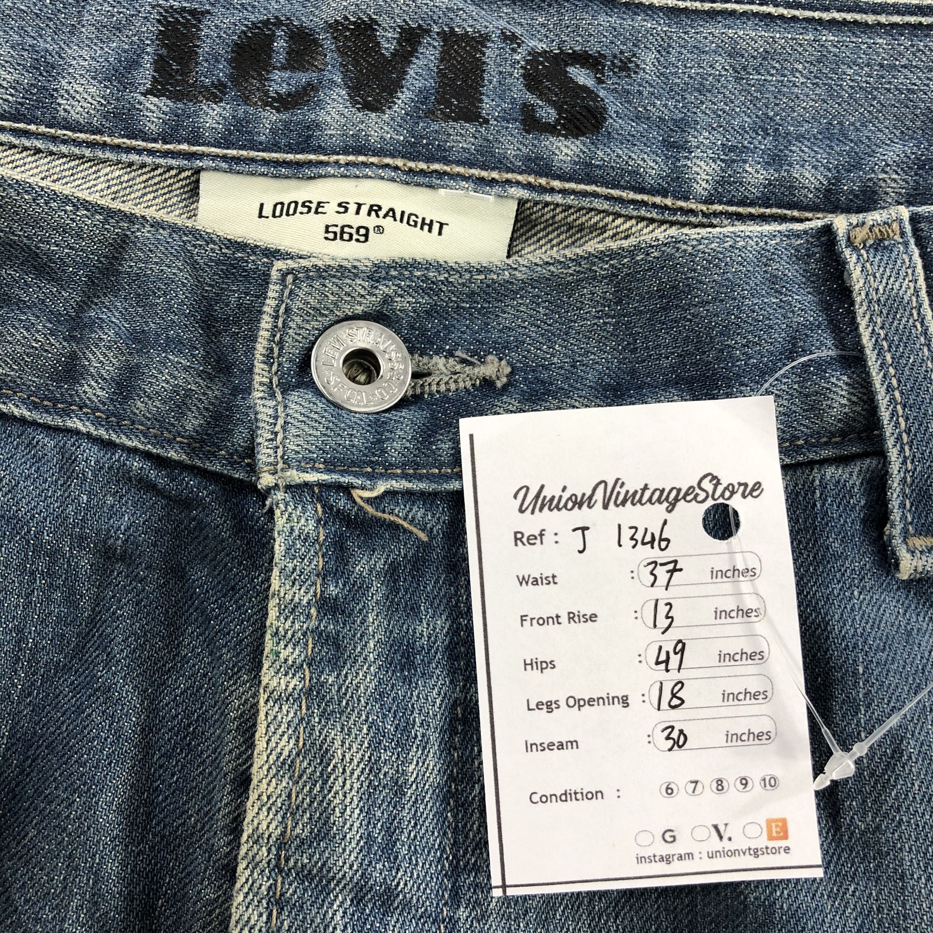 Levi's Vintage Levis 569 Jeans- J1346 Size US 37 - 12 Thumbnail