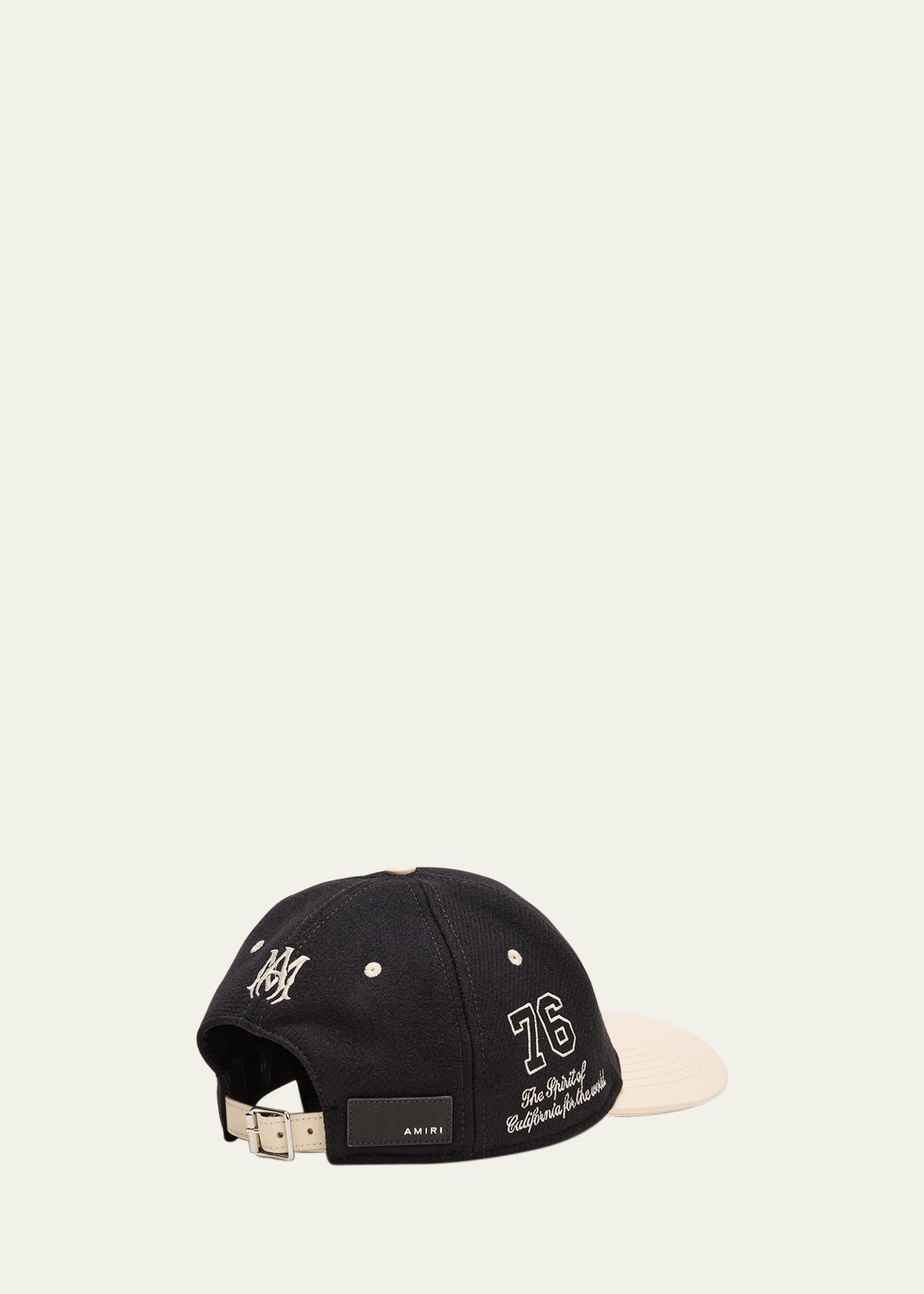 Amiri o1s1wg110525 Size: OS / MA Spirit Logo Hat / Cap Black/White Size ONE SIZE - 2 Thumbnail