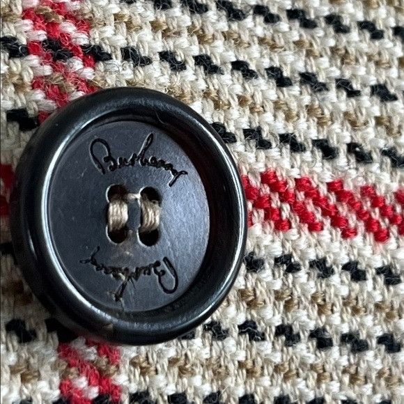 Burberry Burberry Longdon VTG 00's Nova Check Peacoat Double Breasted Size L / US 10 / IT 46 - 3 Thumbnail