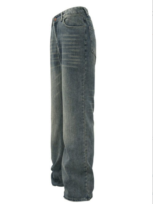 Japanese Brand × Jean Men's trendy washed distressed flared jeans Size US 32 / EU 48 - 5 Thumbnail