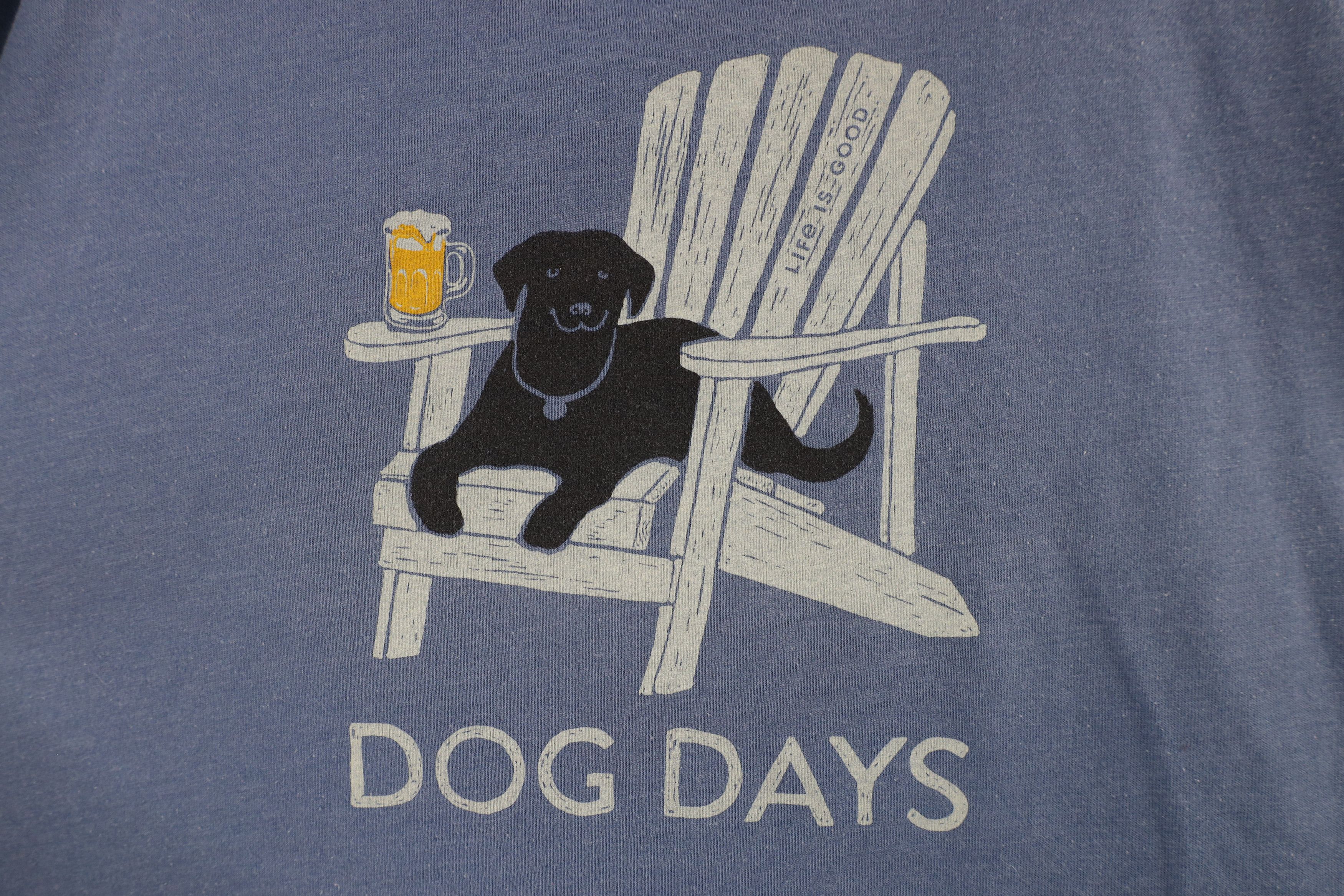 Life is Good × Vintage Life Is Good Crusher Tee Out Dog Days Short Sleeve T-Shirt Size US M / EU 48-50 / 2 - 4 Thumbnail