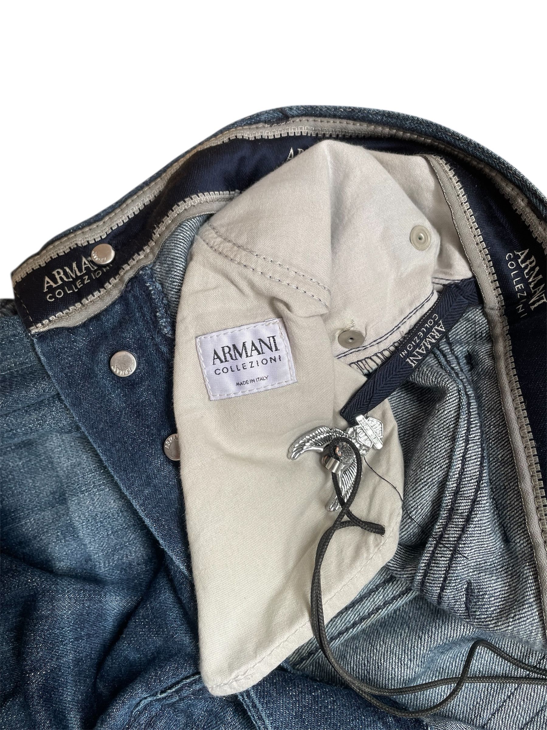 Armani Collezioni × Giorgio Armani Vintage Armani Collezioni Baggy Pants Size US 33 - 8 Thumbnail