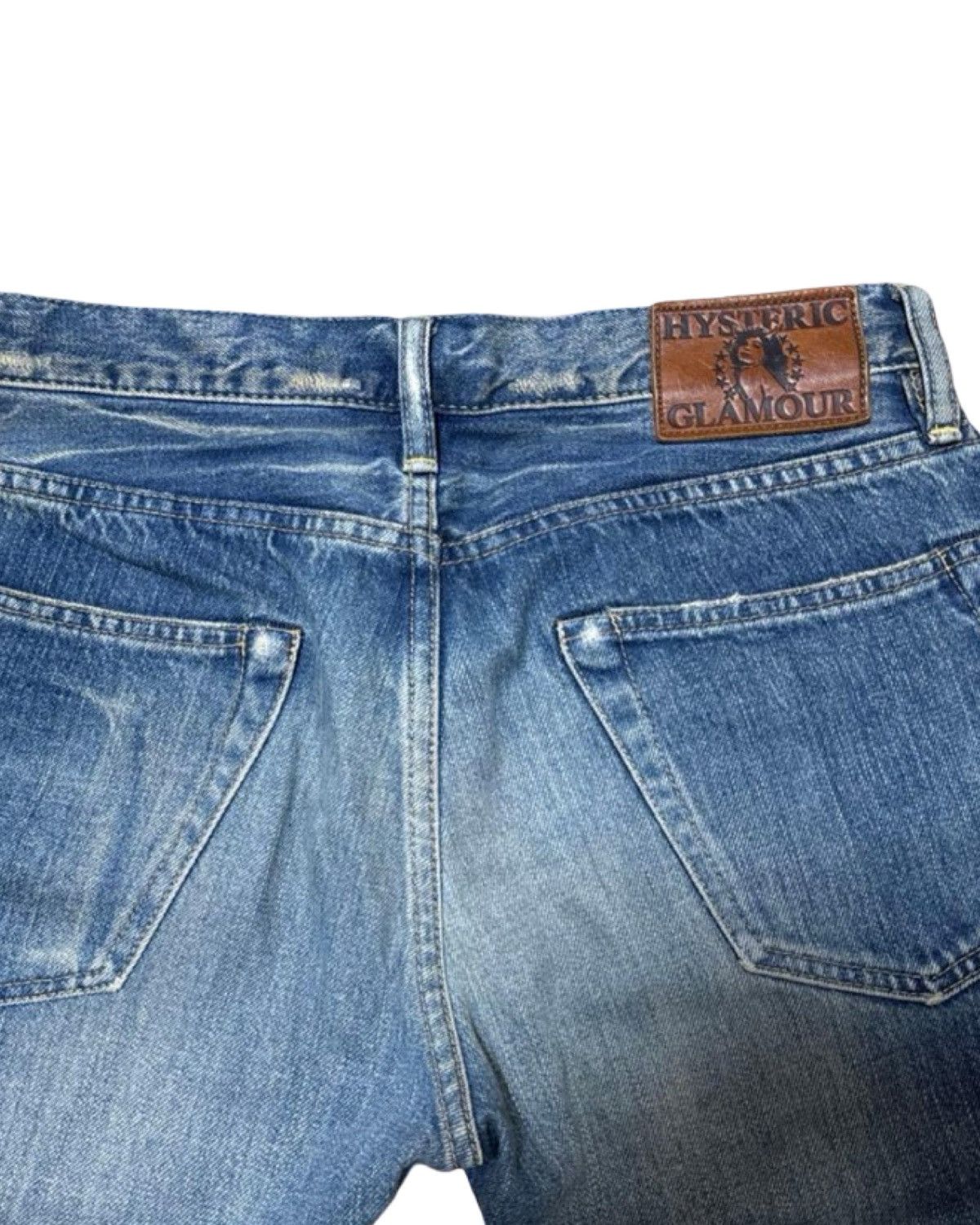 Hysteric Glamour Multi Print Patch Work Selvedge Studded Denim Jeans Size US 30 / EU 46 - 5 Thumbnail