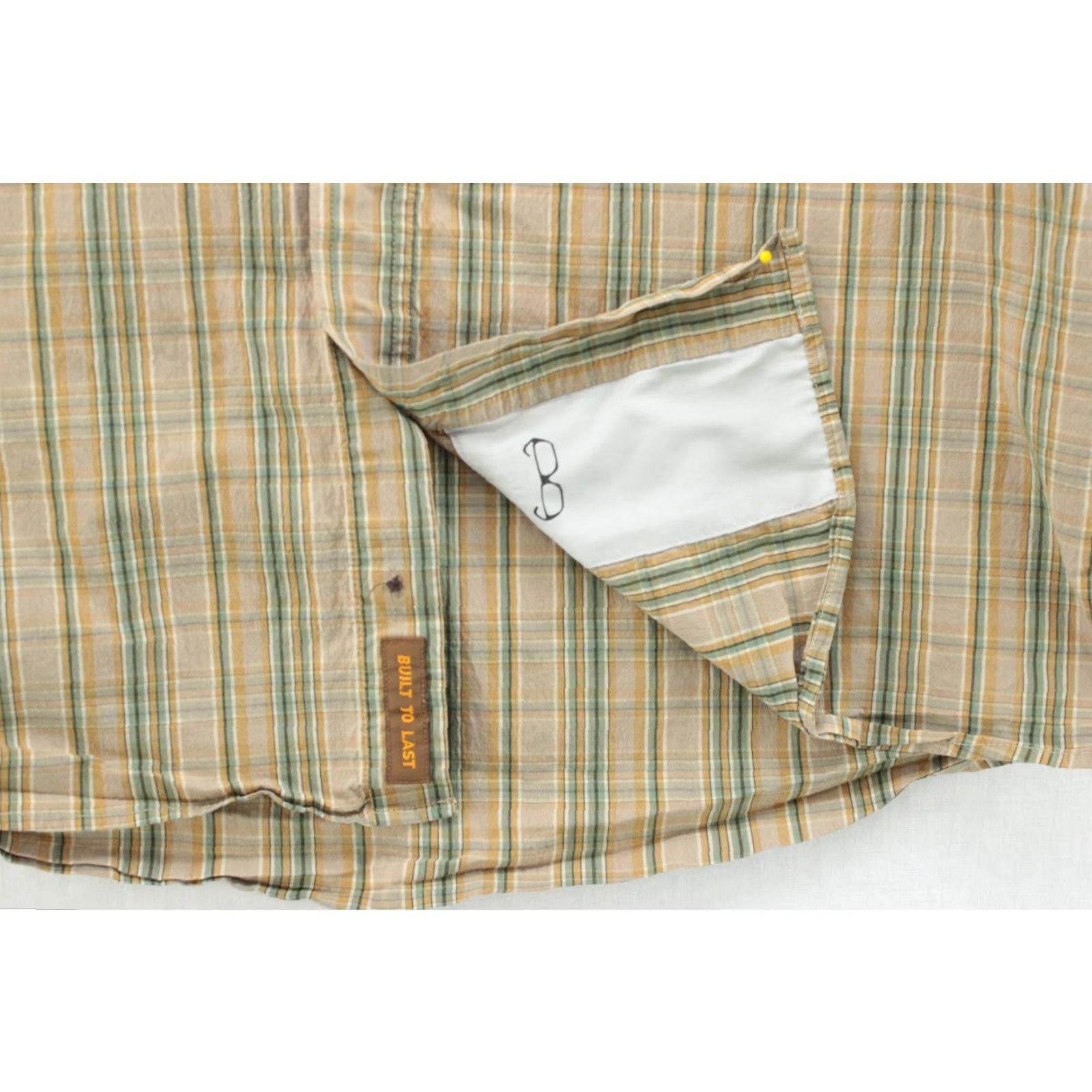 Ariat Ariat Rebar Western Shirt Men's L Brown Green Check Button Short Sleeve Cowboy Shirt Size US L / EU 52-54 / 3 - 4 Thumbnail