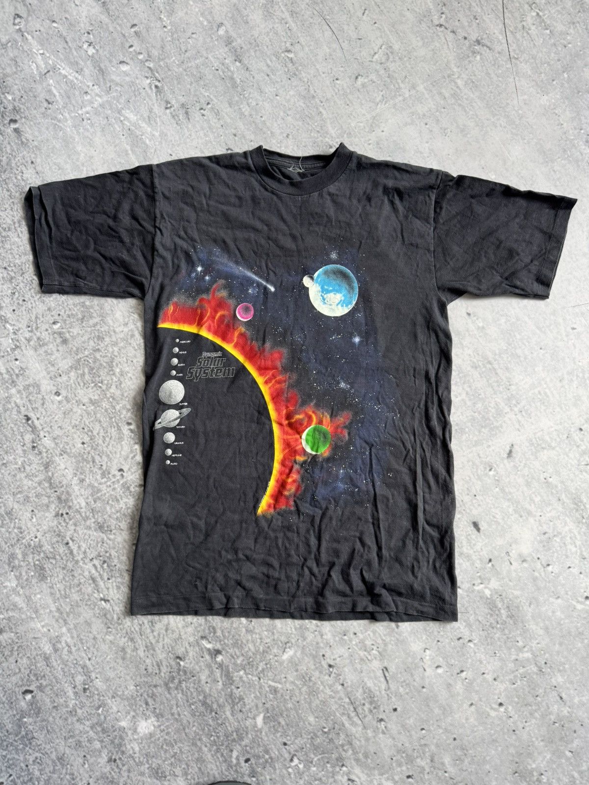 Vintage Vintage Peter Kull T-Shirt Harlequin NG 1990 Solar System Size US L / EU 52-54 / 3 - 1 Thumbnail