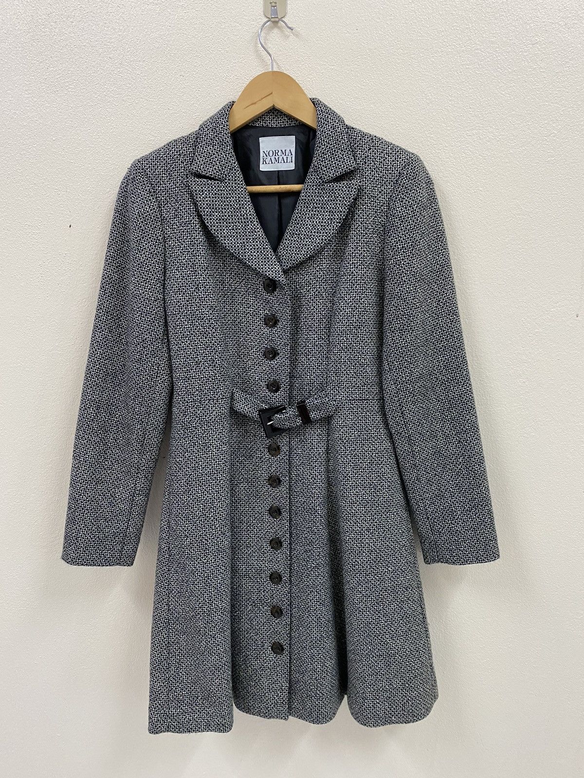 Norma Kamali Norma Kamali Coat Jacket - Wool Size S / US 4 / IT 40 - 1 Thumbnail