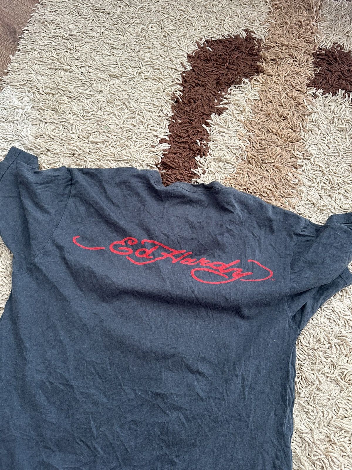 Ed Hardy 🔥VINTAGE ED HARDY RHINESTONES LOGO T-SHIRT🔥 Size US M / EU 48-50 / 2 - 8 Thumbnail