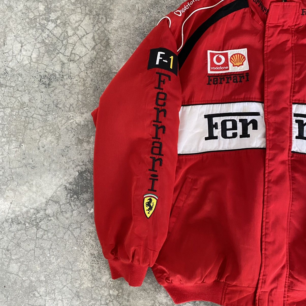 Ferrari Vintage 1996 Ferrari Formula 1 Nice Man Racing Jacket Size US XXL / EU 58 / 5 - 6 Thumbnail