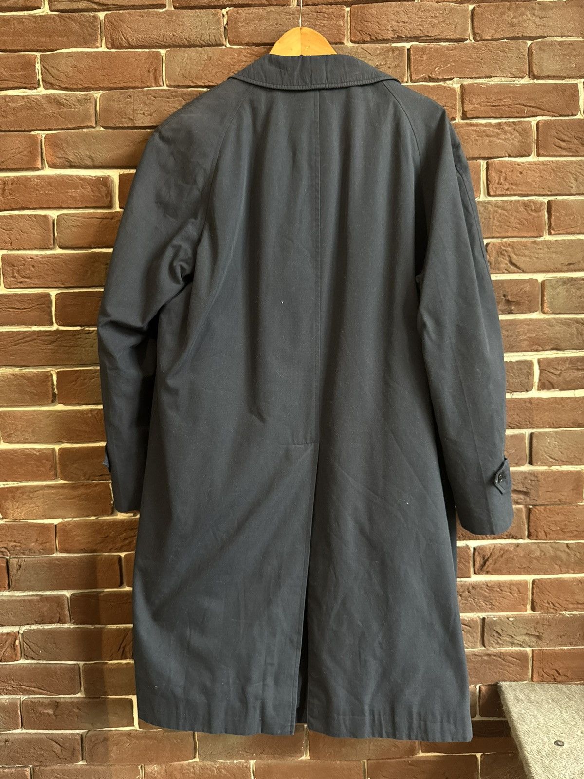 Burberry 60S Vintage Burberrys Nova Check Coat With Underlay Navy Size US L / EU 52-54 / 3 - 2 Thumbnail