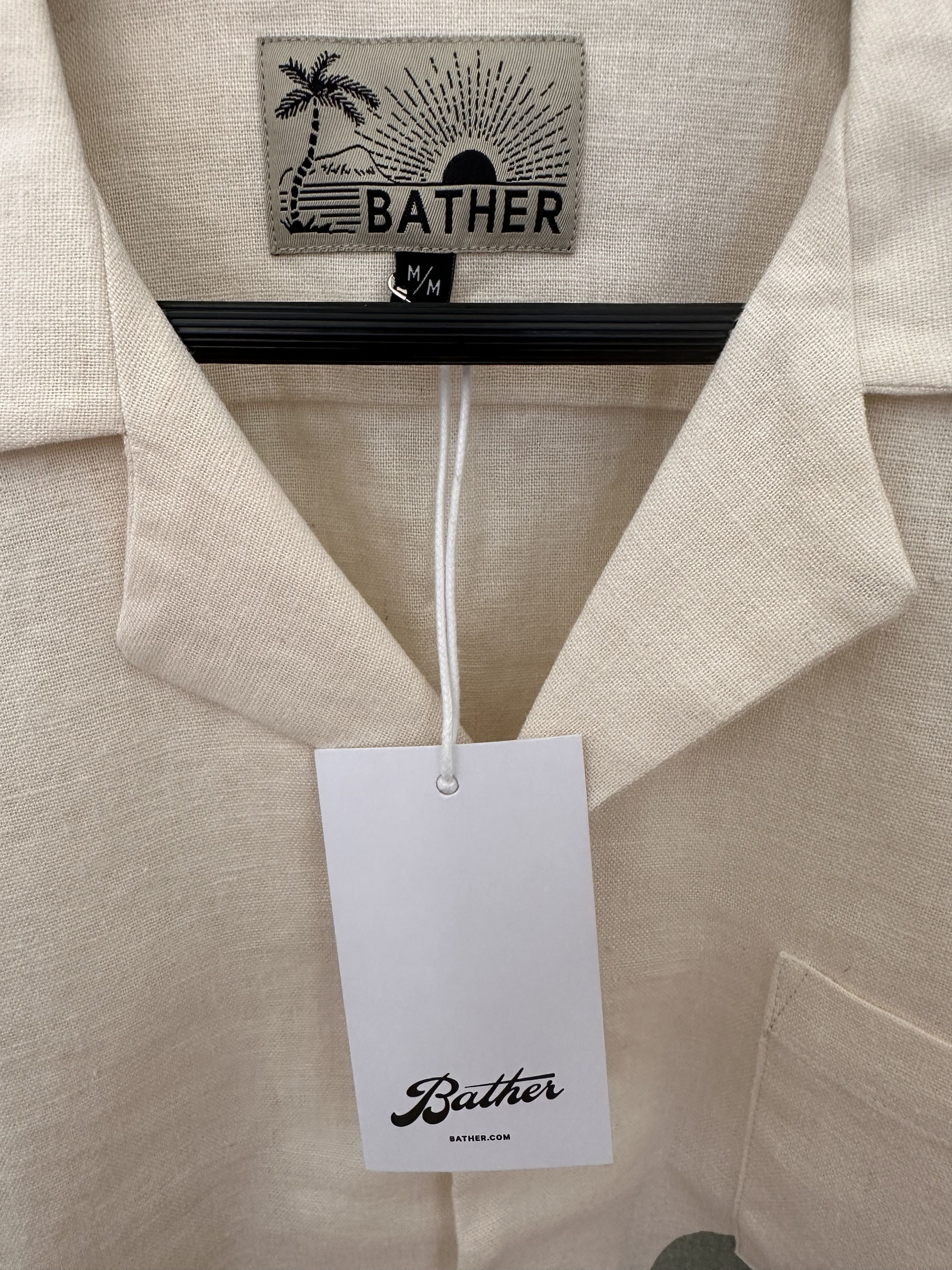 Bather Bather "Natural Trippin" Camp Collar Shirt – New w/ Tags Size US M / EU 48-50 / 2 - 4 Thumbnail