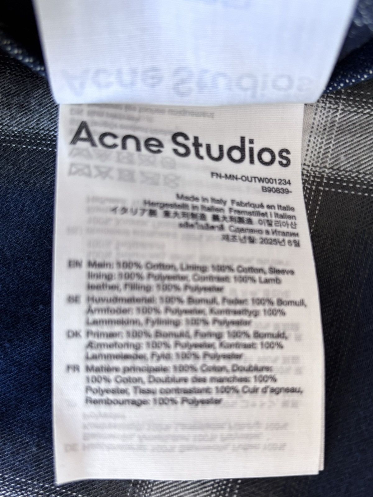 Acne Studios Japanese Denim Workwear Jacket Size US S / EU 44-46 / 1 - 10 Thumbnail