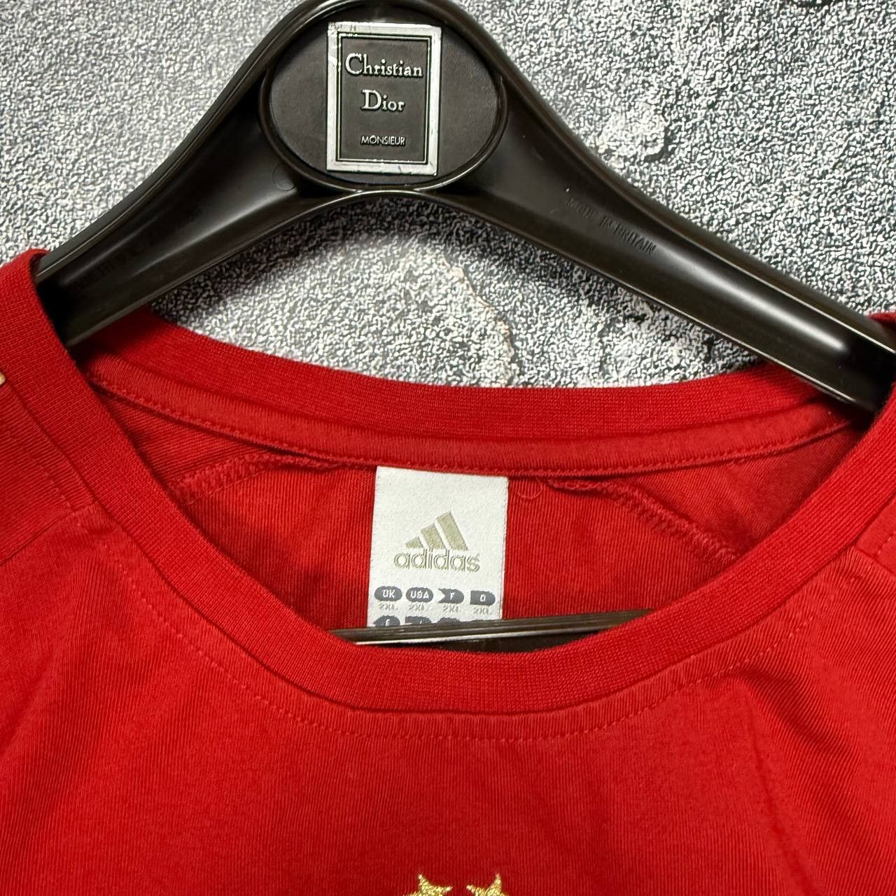 Adidas Rare Vintage Adidas FC Bayern Munchen EV T-shirt Size US L / EU 52-54 / 3 - 3 Thumbnail