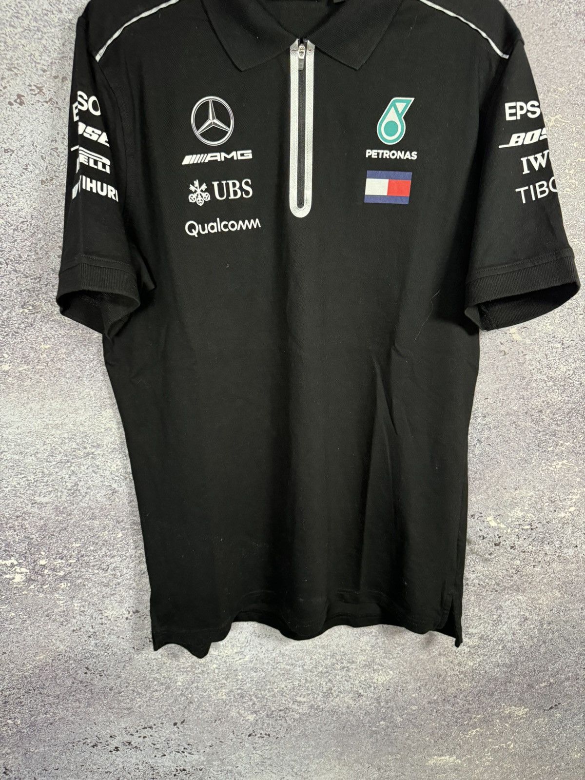 Formula 1 × Hugo Boss × Mercedes-Benz Petronas AMG Mercedes Benz Racing Team TH Polo Shirt Size US L / EU 52-54 / 3 - 4 Thumbnail