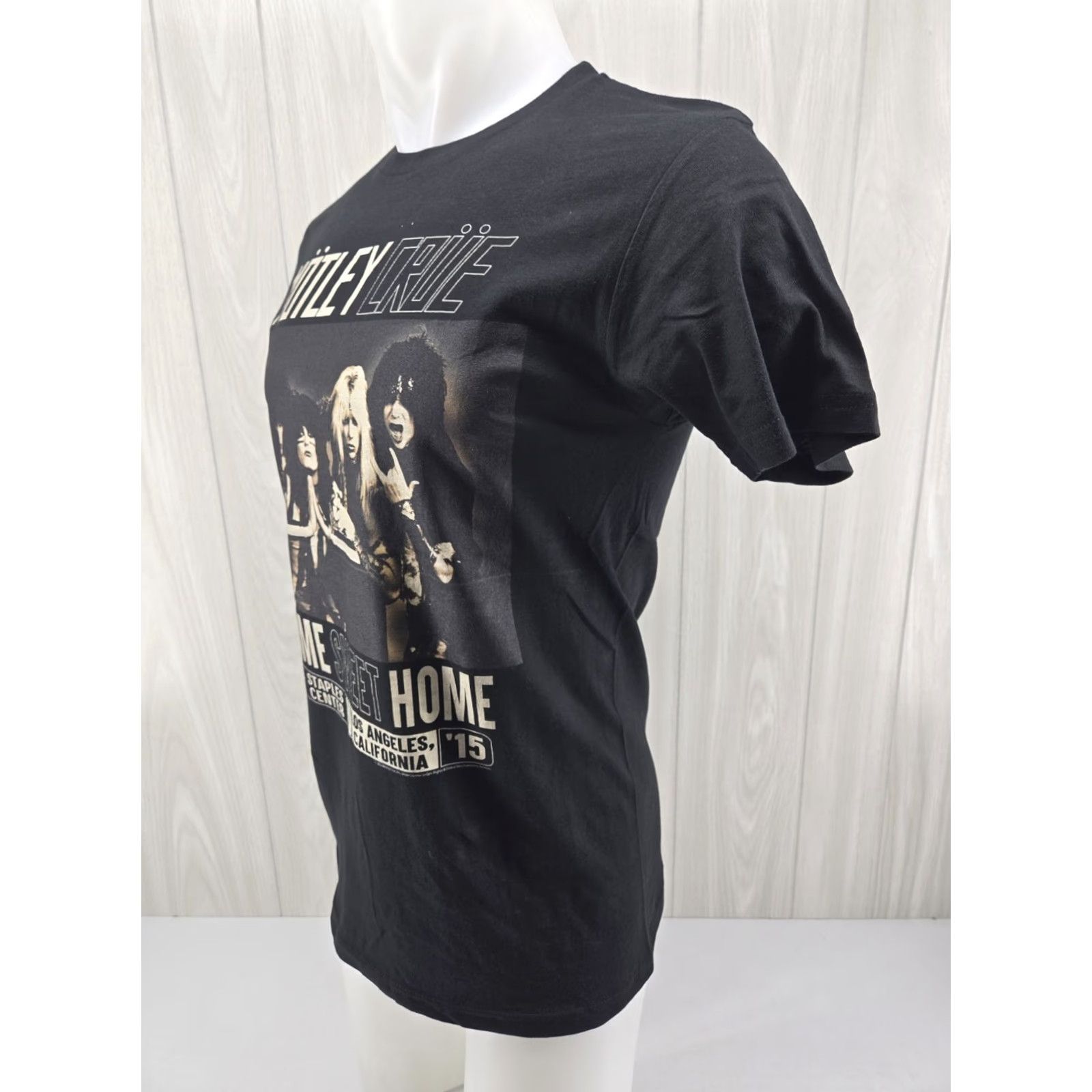 Vintage Motley Crue Home Sweet Home Music Shirt REPRINT Size S UNISEX Adults Black Cotton Crew Neck Short Sleeve T-Shirt Women Mens Size US S / EU 44-46 / 1 - 4 Thumbnail