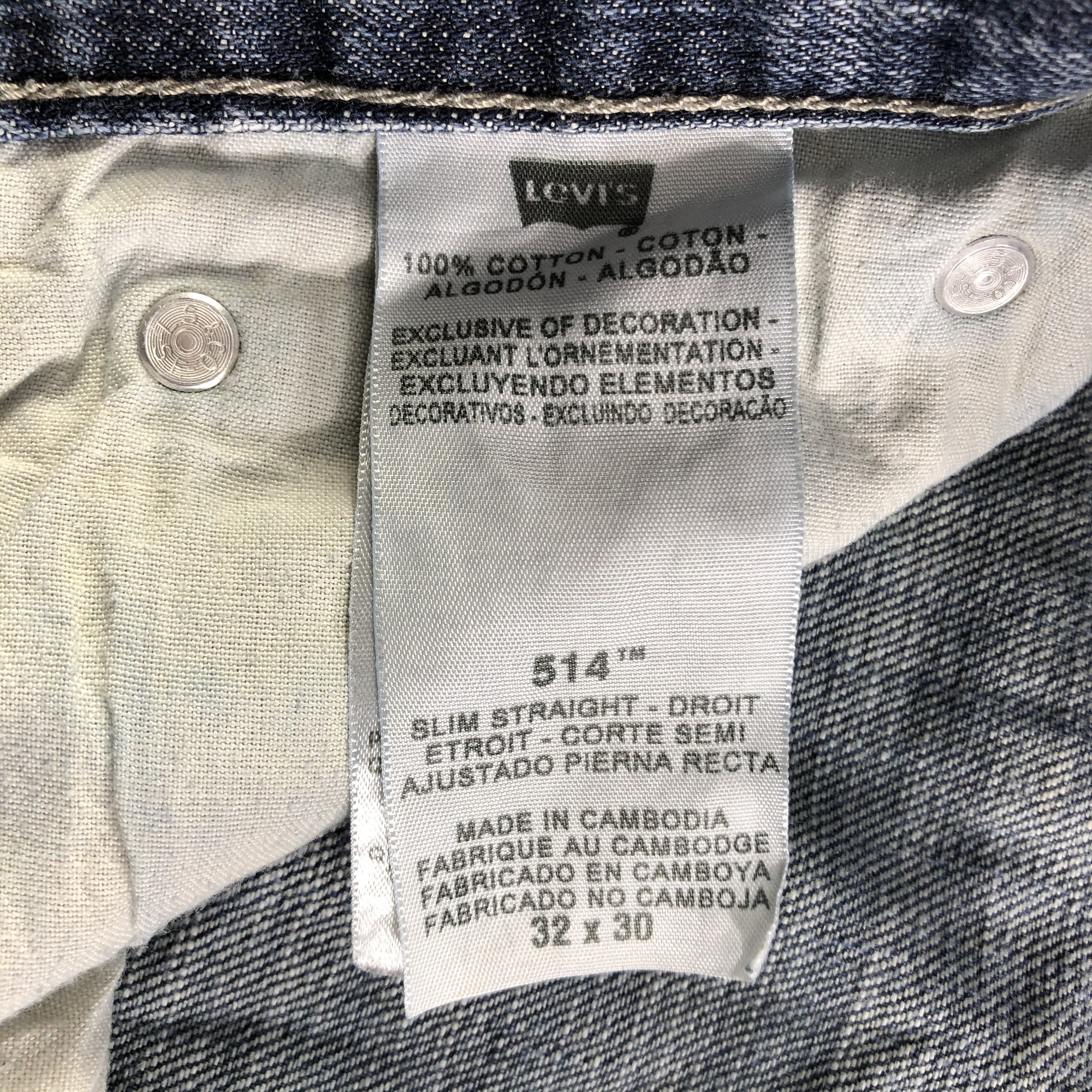 Levi's Vintage Levis 514 Jeans-J3194 Size US 33 - 11 Thumbnail